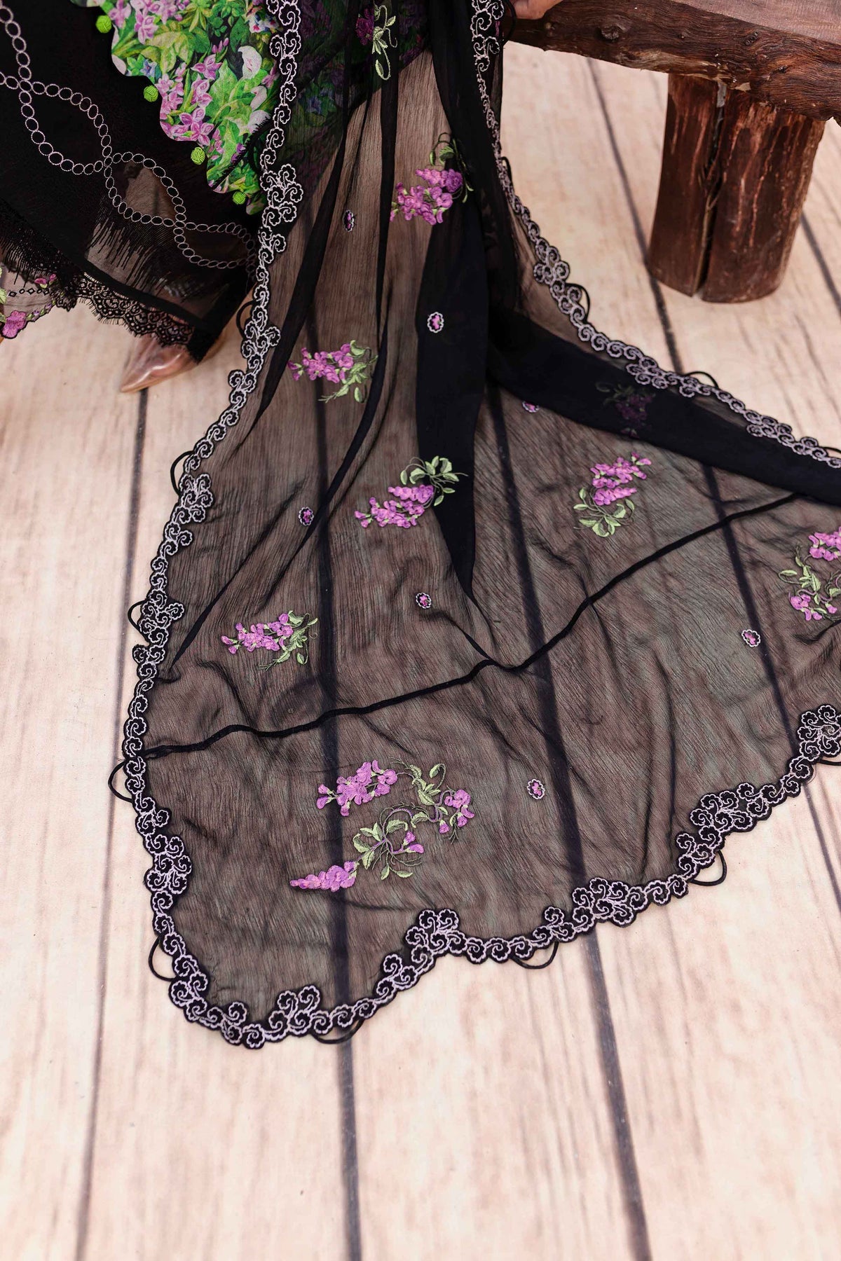 Sable Vogue | Shiree Lawn 24 | Black Iris