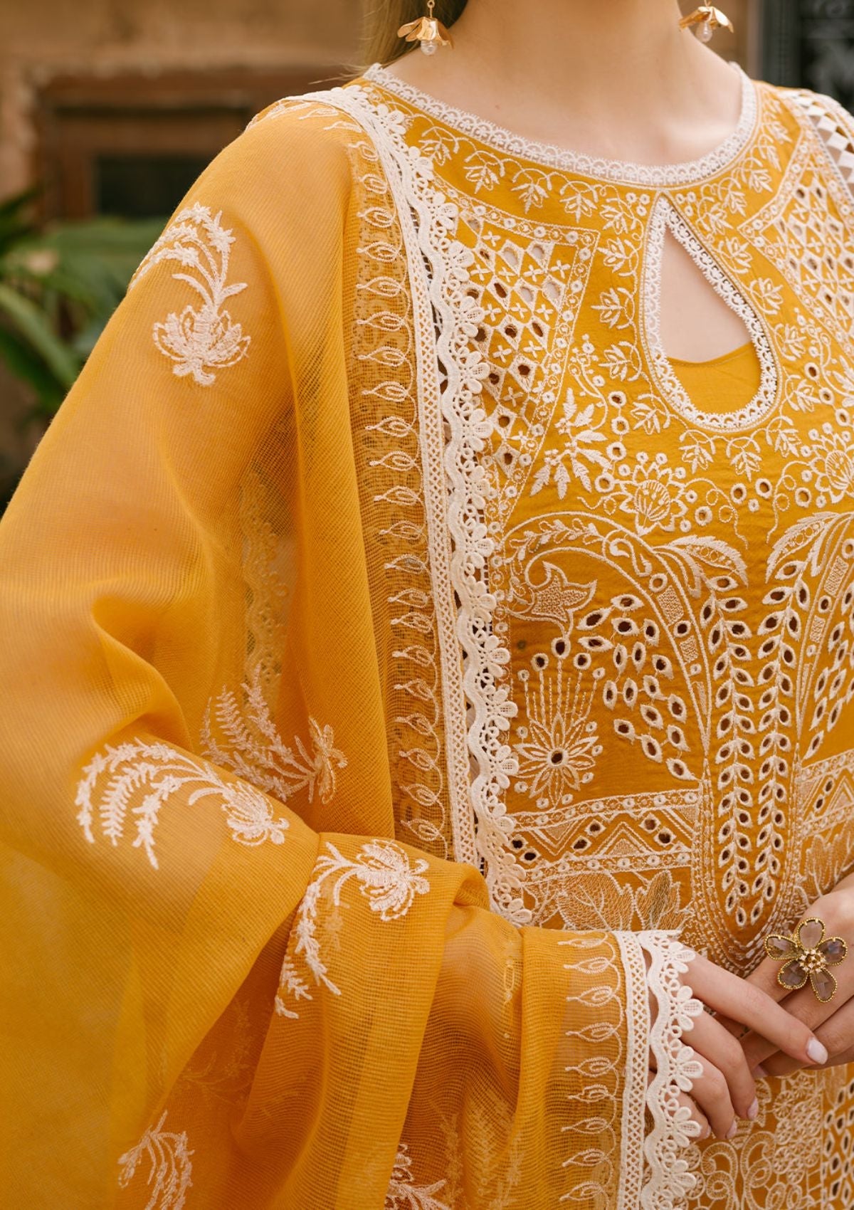 Lawn Collection - Mahnur - Mahrukh - Eid Edit 24 - ME24#10 - SUNFLOWER