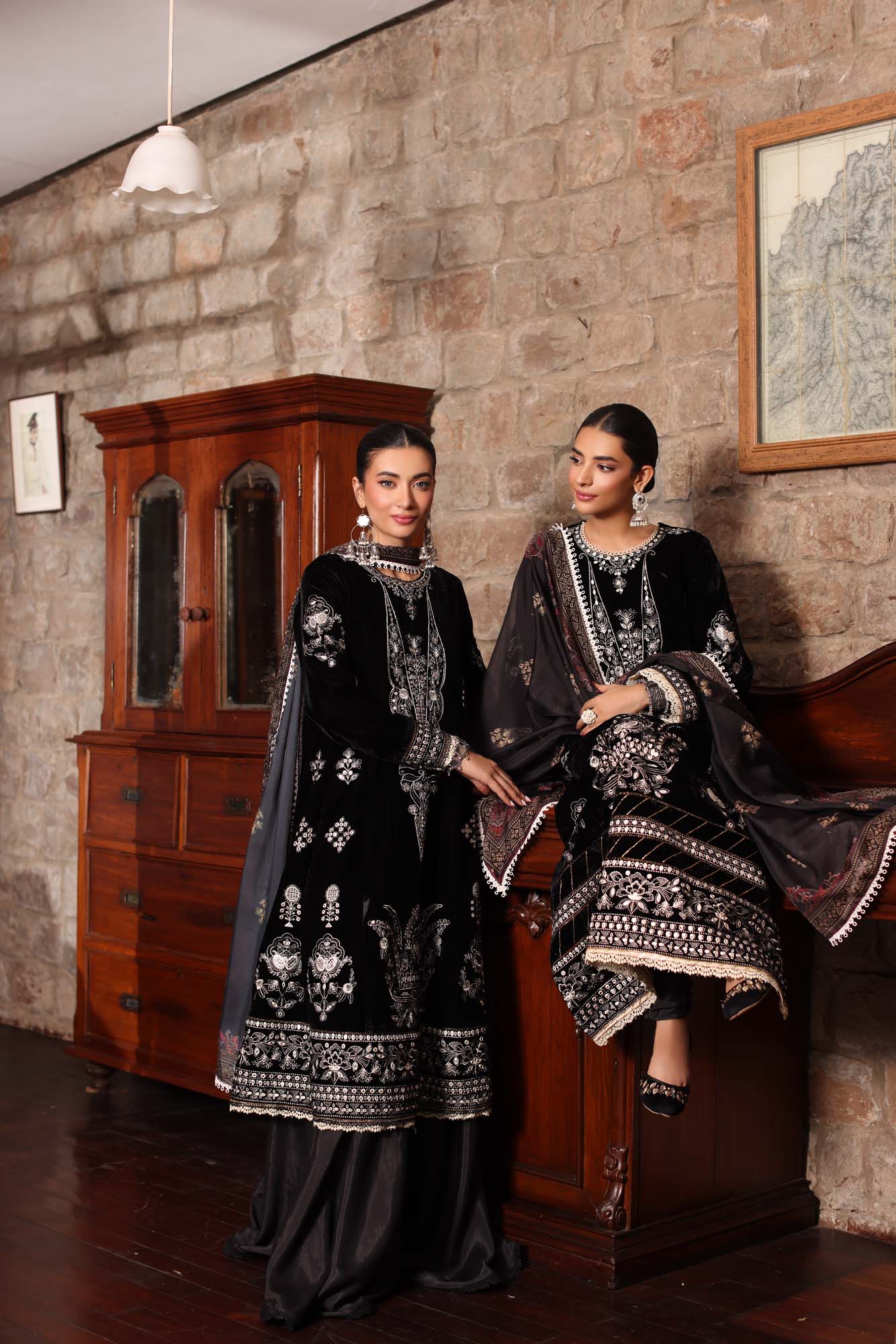 Noor by Saadia Asad | Suzaankari Winter 24 | D12 - Official Noor by Saadia Asad - Agha Fabrics UK
