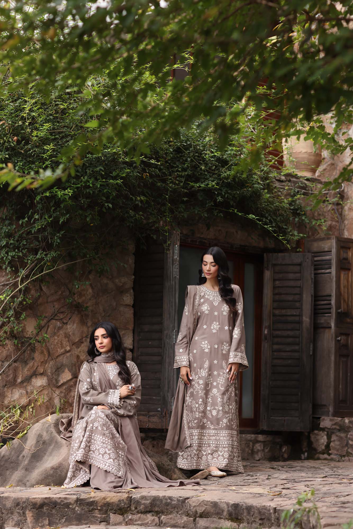 Noor by Saadia Asad | Suzaankari Winter 24 | D02 - Official Noor by Saadia Asad - Agha Fabrics UK