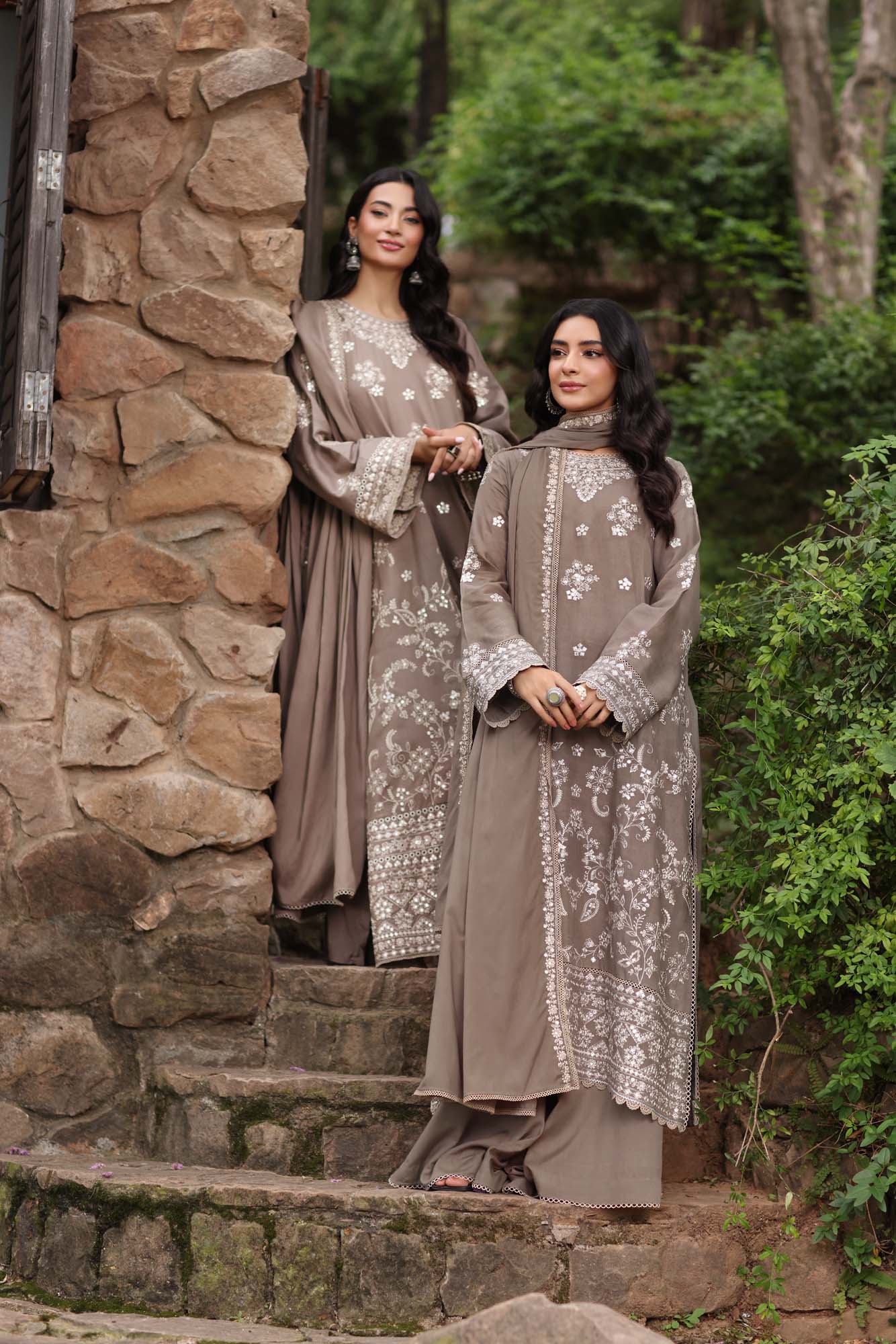 Noor by Saadia Asad | Suzaankari Winter 24 | D02 - Official Noor by Saadia Asad - Agha Fabrics UK