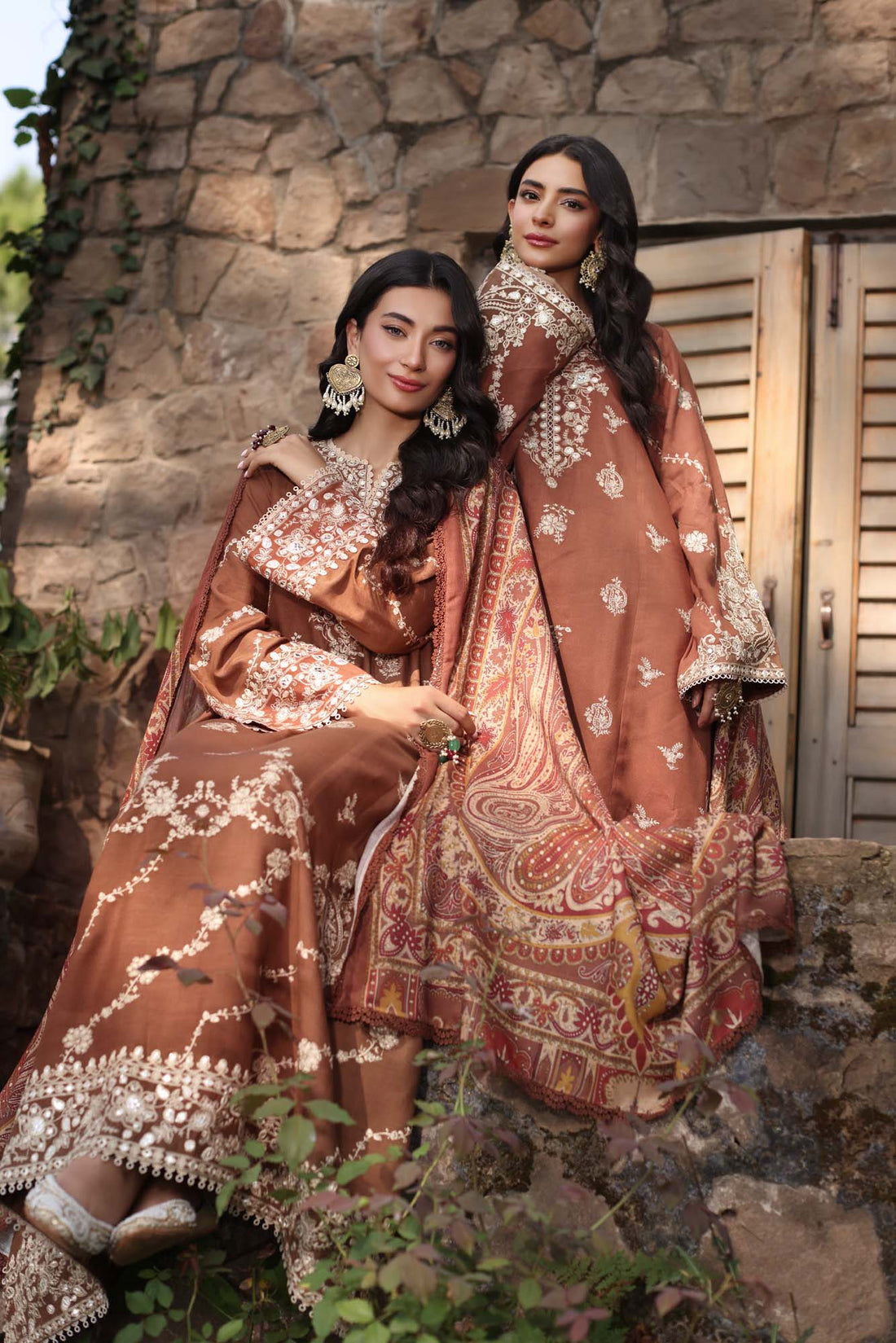Noor by Saadia Asad | Suzaankari Winter 24 | D09 - Official Noor by Saadia Asad - Agha Fabrics UK