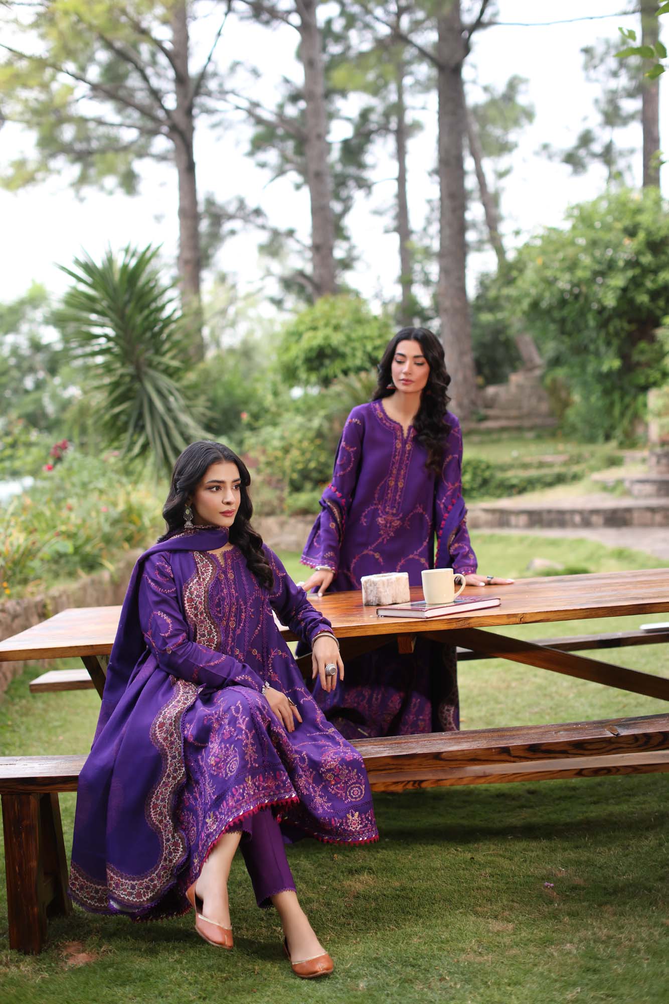Noor by Saadia Asad | Suzaankari Winter 24 | D06 - Official Noor by Saadia Asad - Agha Fabrics UK