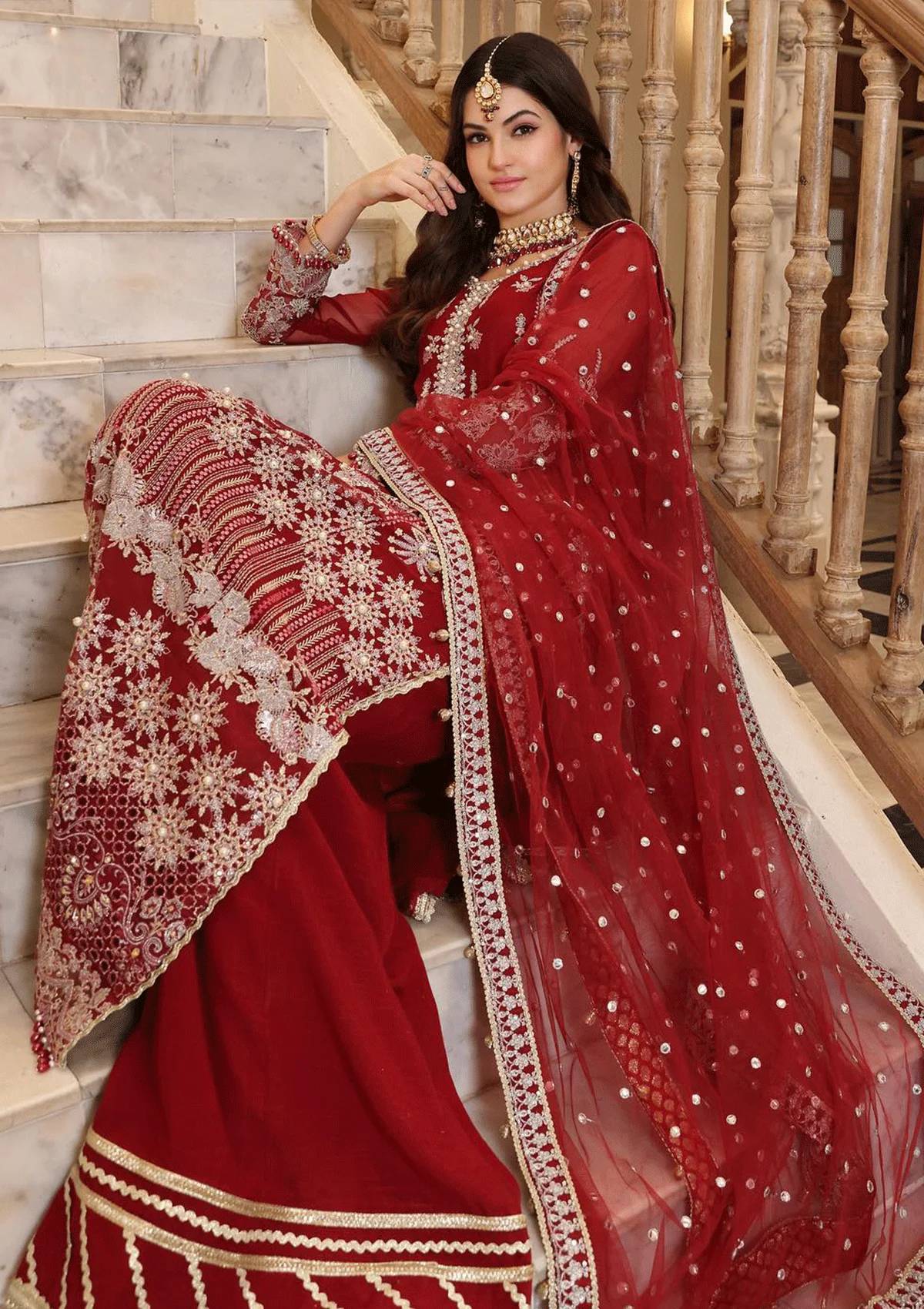 Formal Collection - Saadia Asad - Handworked - Unstitched - SSH#2 - Official Noor by Saadia Asad - Agha Fabrics UK