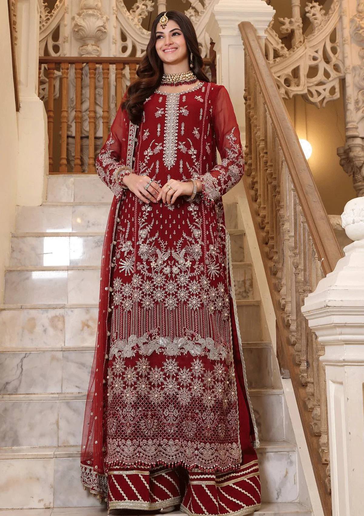 Formal Collection - Saadia Asad - Handworked - Unstitched - SSH#2 - Official Noor by Saadia Asad - Agha Fabrics UK