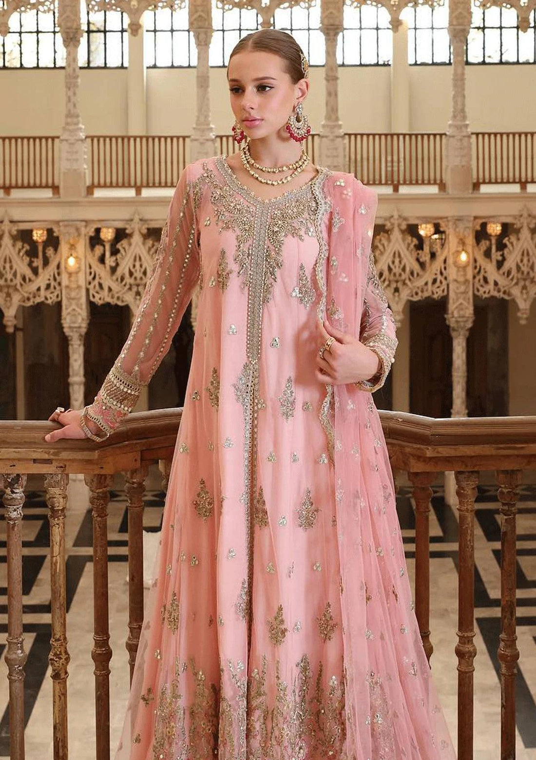 Formal Collection - Saadia Asad - Handworked - Unstitched - SSH#3 - Official Noor by Saadia Asad - Agha Fabrics UK