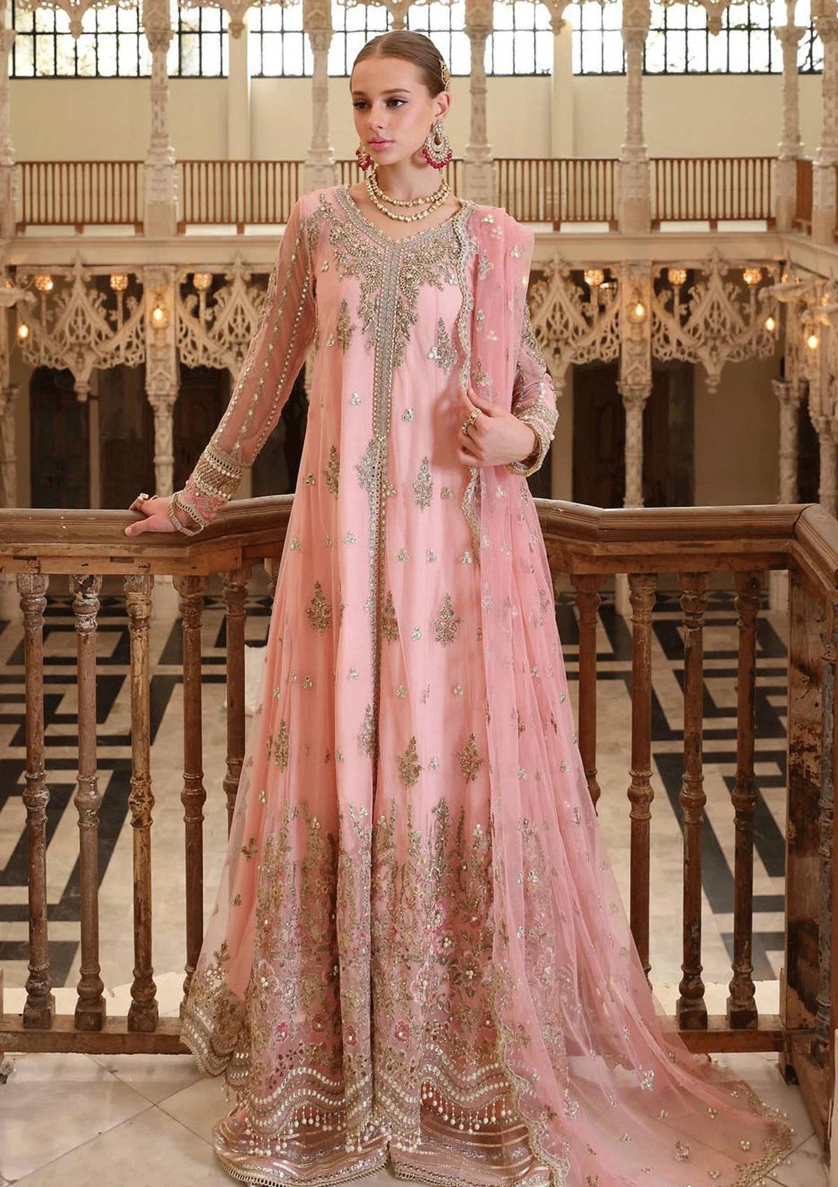 Formal Collection - Saadia Asad - Handworked - Unstitched - SSH#3 - Official Noor by Saadia Asad - Agha Fabrics UK