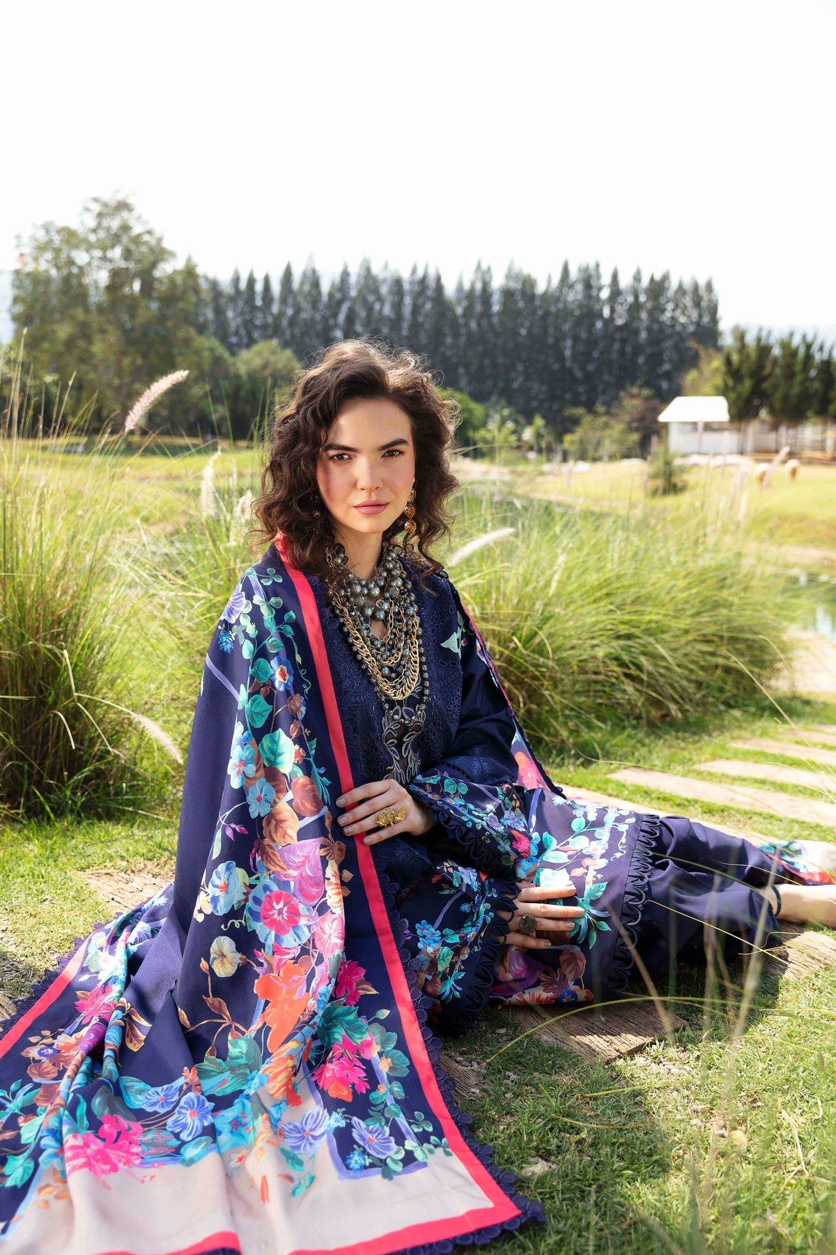 Sable Vogue | Luxury Lawn 24 | Blossom