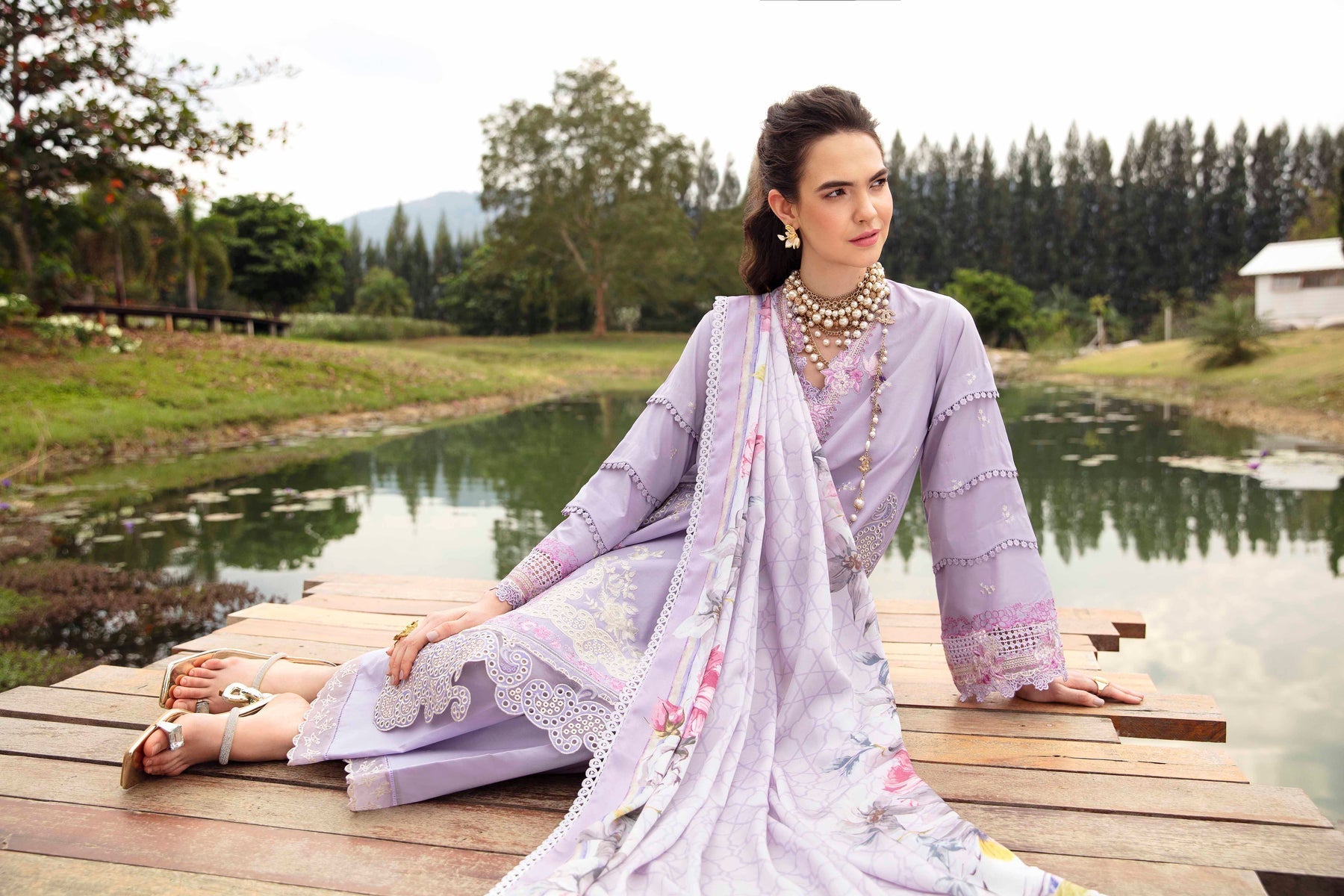 Sable Vogue | Luxury Lawn 24 | Aster