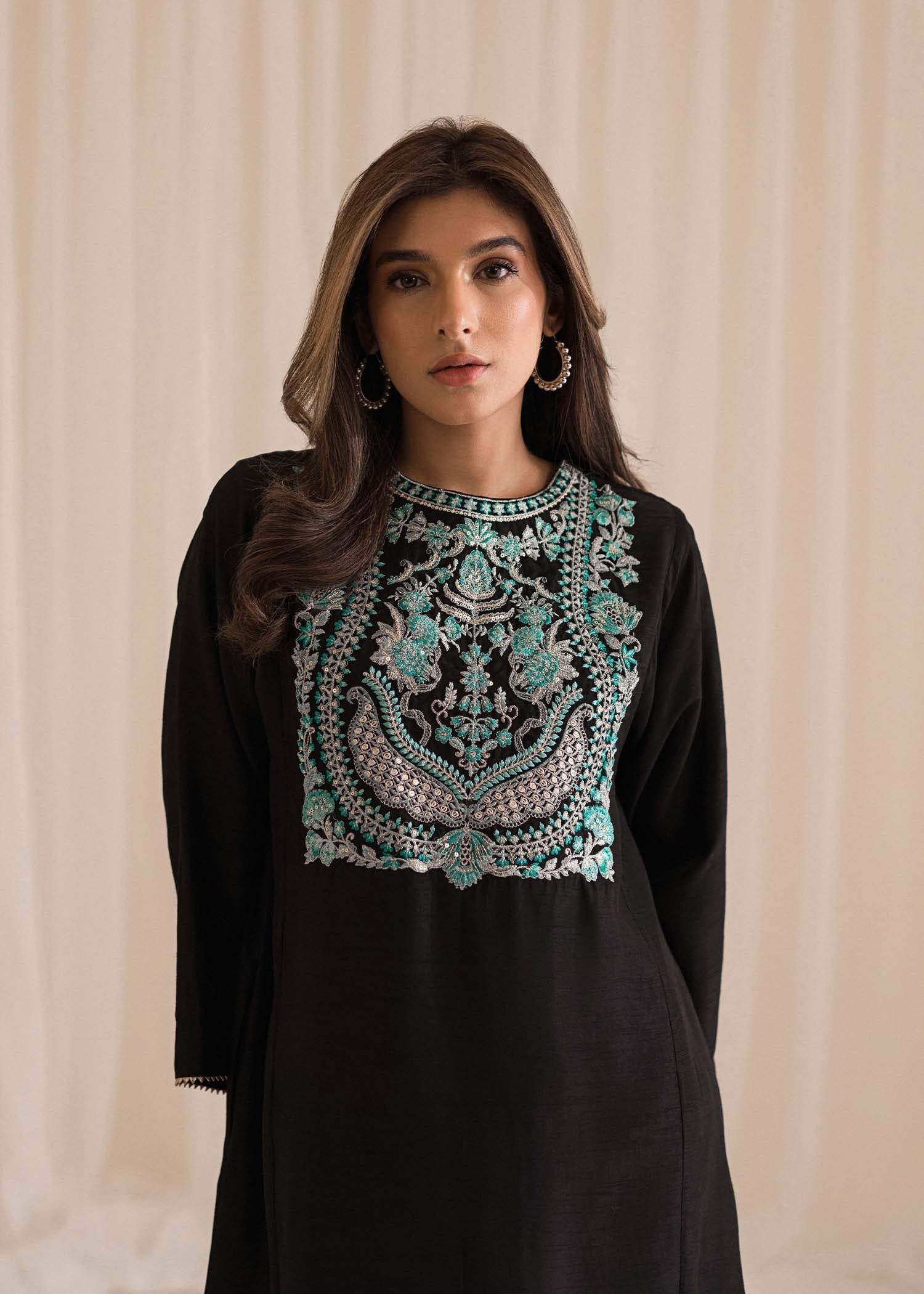 Sadaf Fawad Khan | Lyla Festive Pret | Black Pool