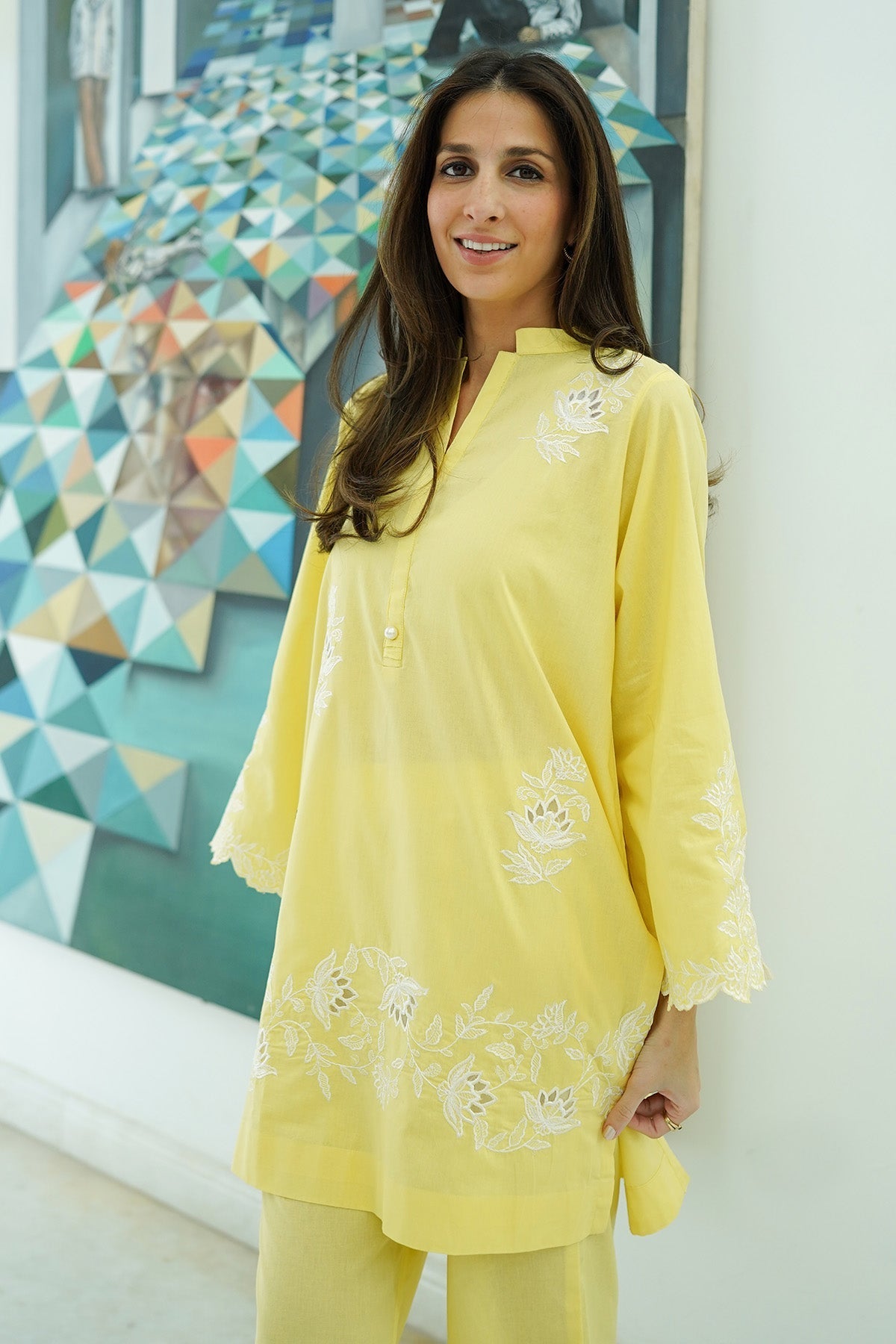 Sahar | Co Ord Sets | Yellow Meringue