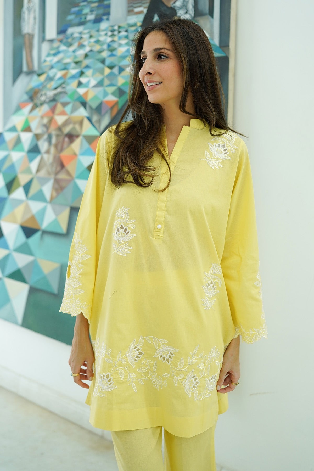 Sahar | Co Ord Sets | Yellow Meringue