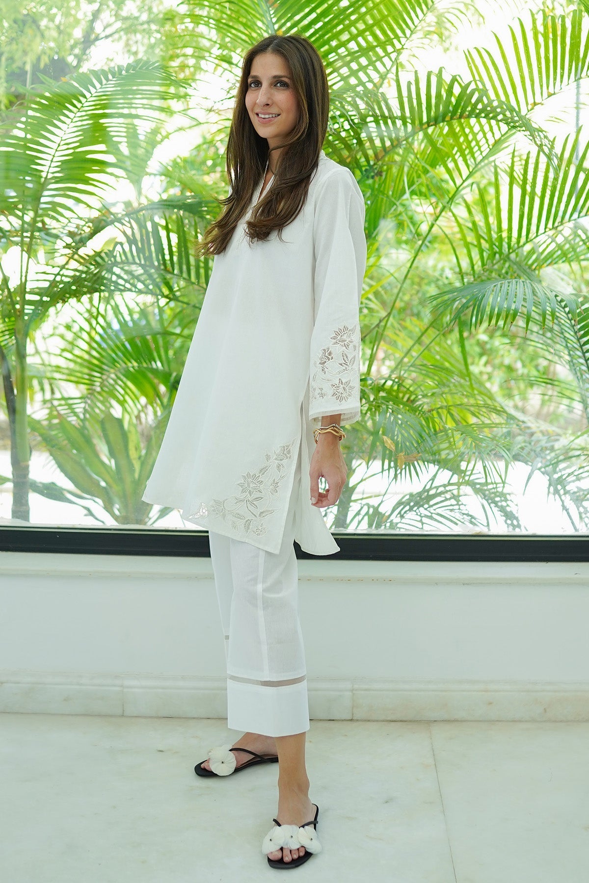 Sahar | Co Ord Sets | Ivory Mist