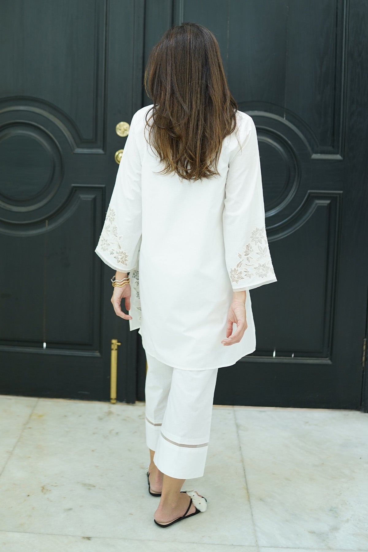 Sahar | Co Ord Sets | Ivory Mist