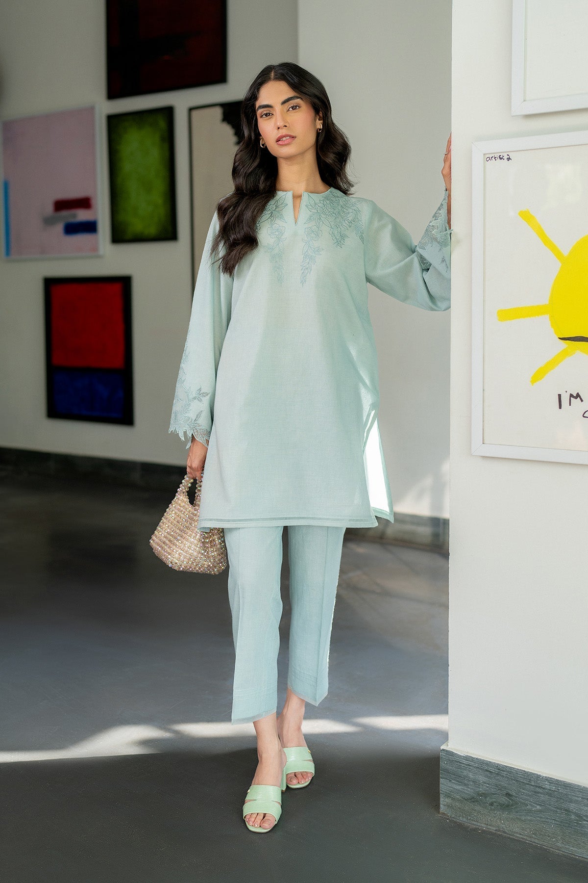 Sahar | Luxe Ready to Wear | Mint Splash