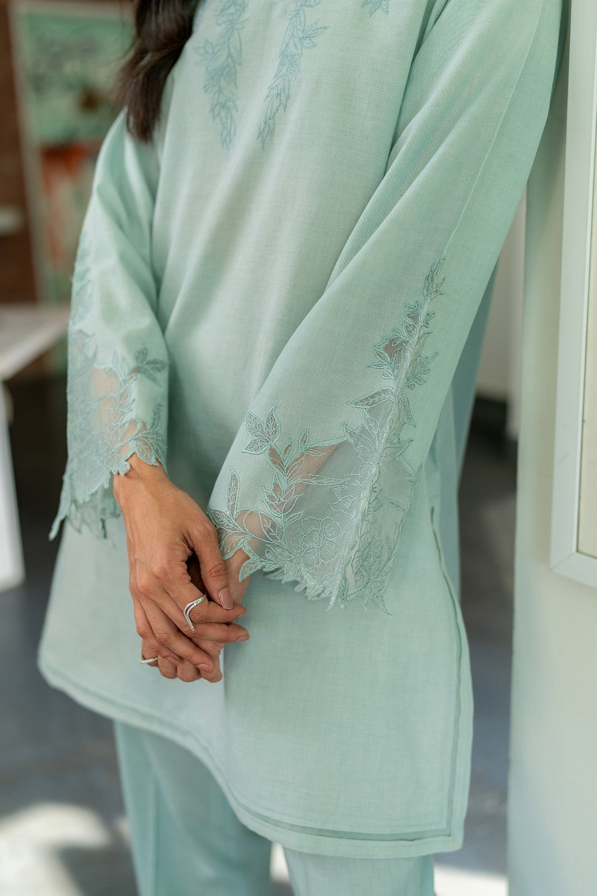 Sahar | Luxe Ready to Wear | Mint Splash