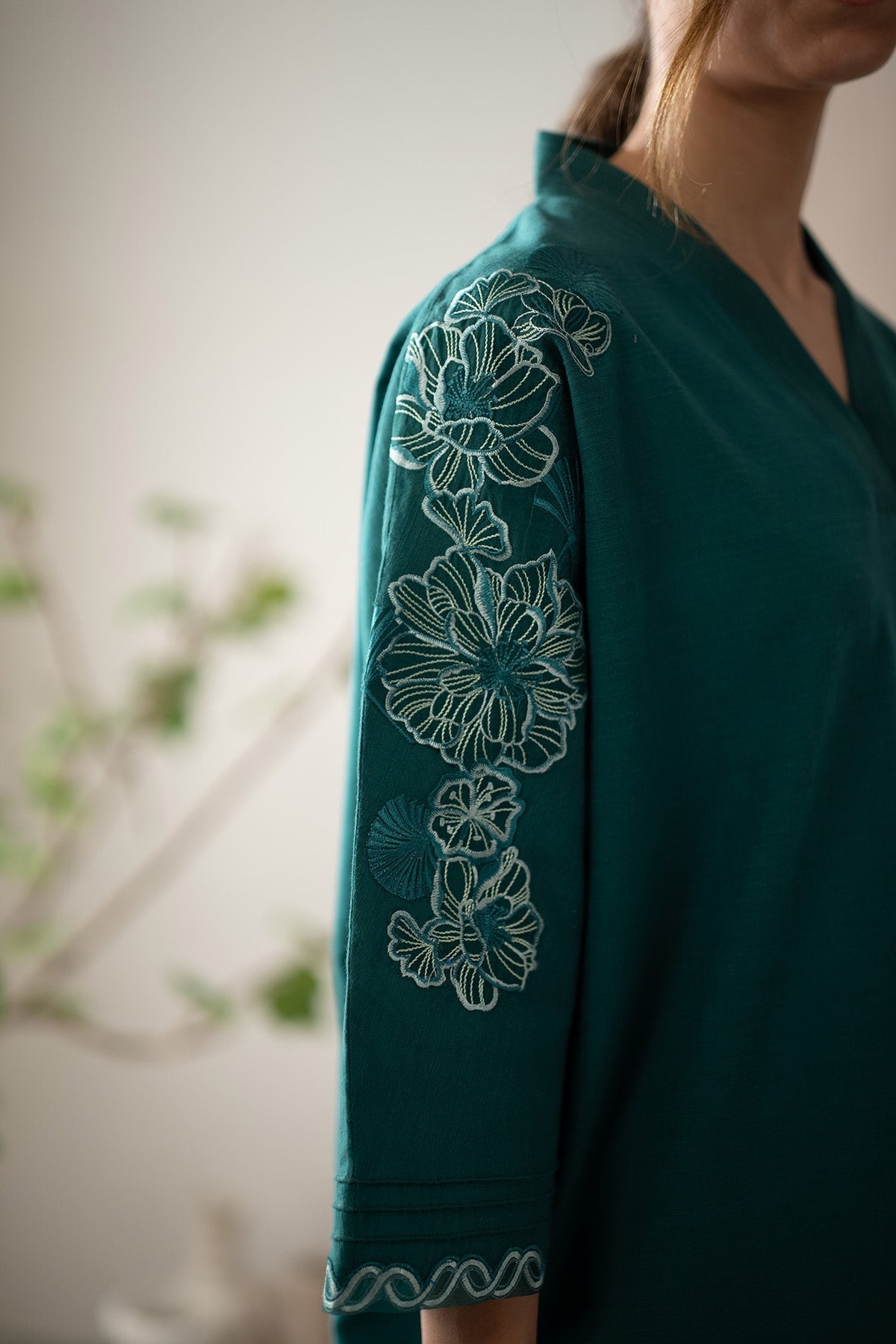 Sahar | Ready to Wear | Teal Ivy