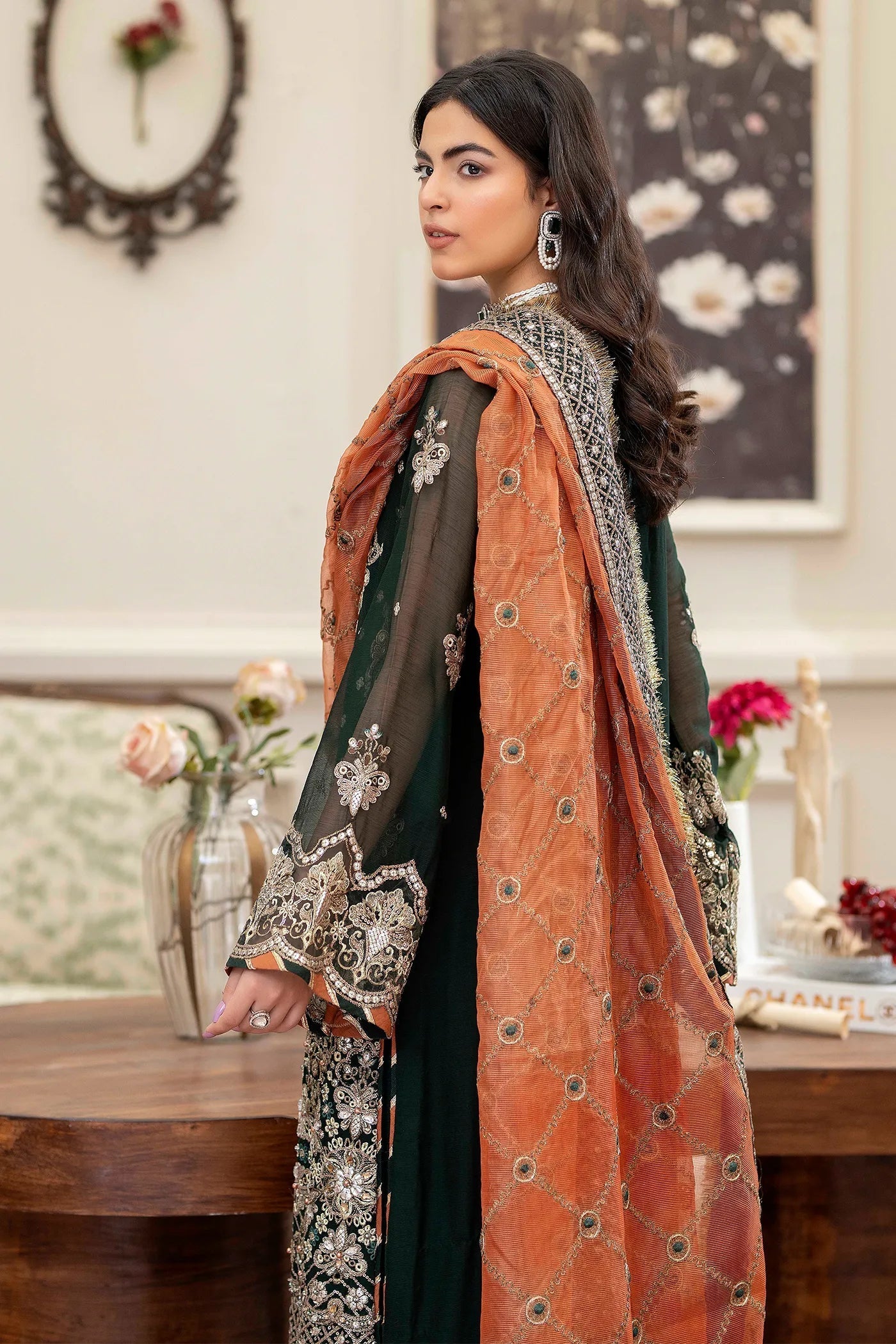 Adans Libas | Saleeqa Chiffon 25 | SALEEQA 7512 - Official Adans Libas - Agha Fabrics UK