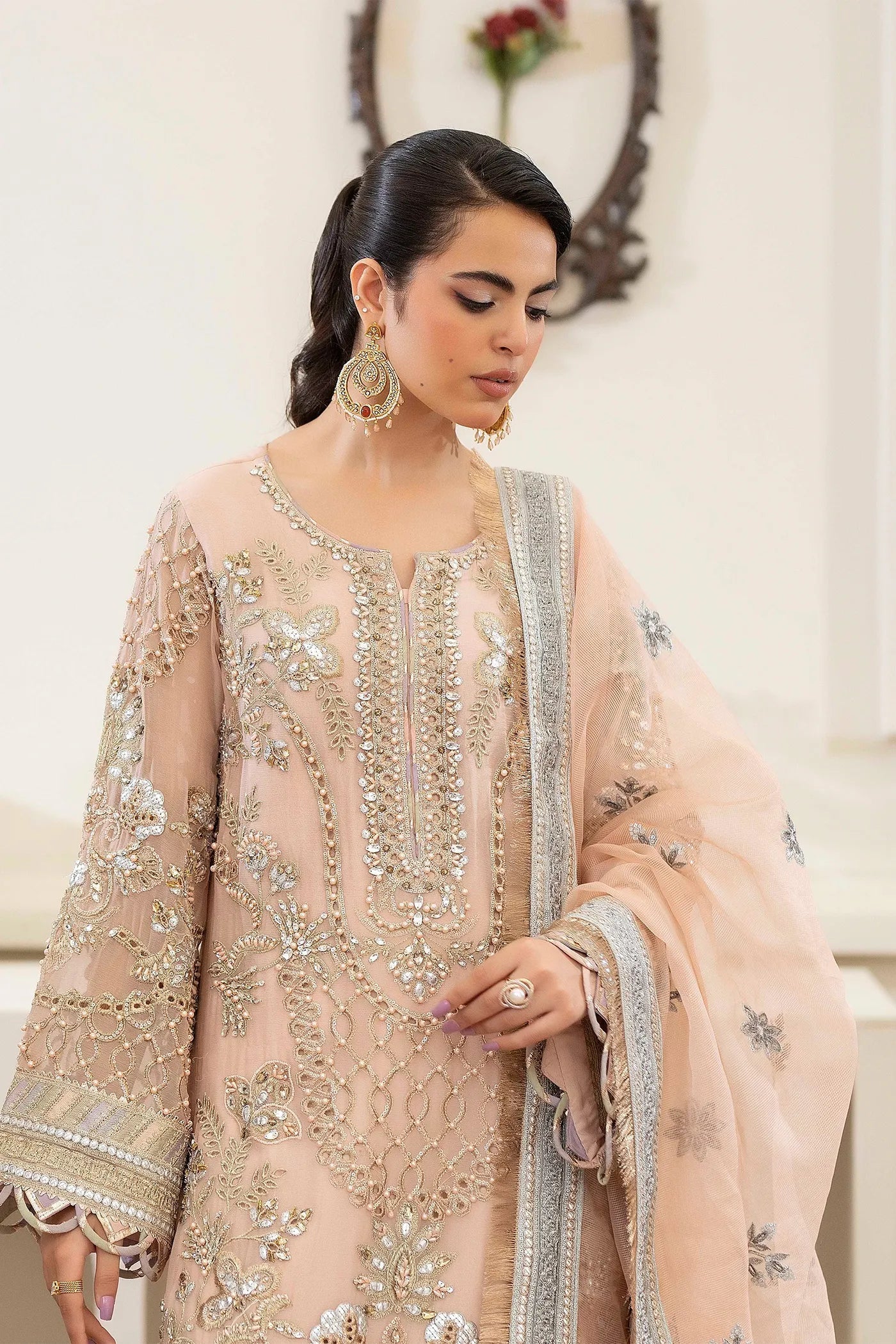 Adans Libas | Saleeqa Chiffon 25 | SALEEQA 7510 - Official Adans Libas - Agha Fabrics UK