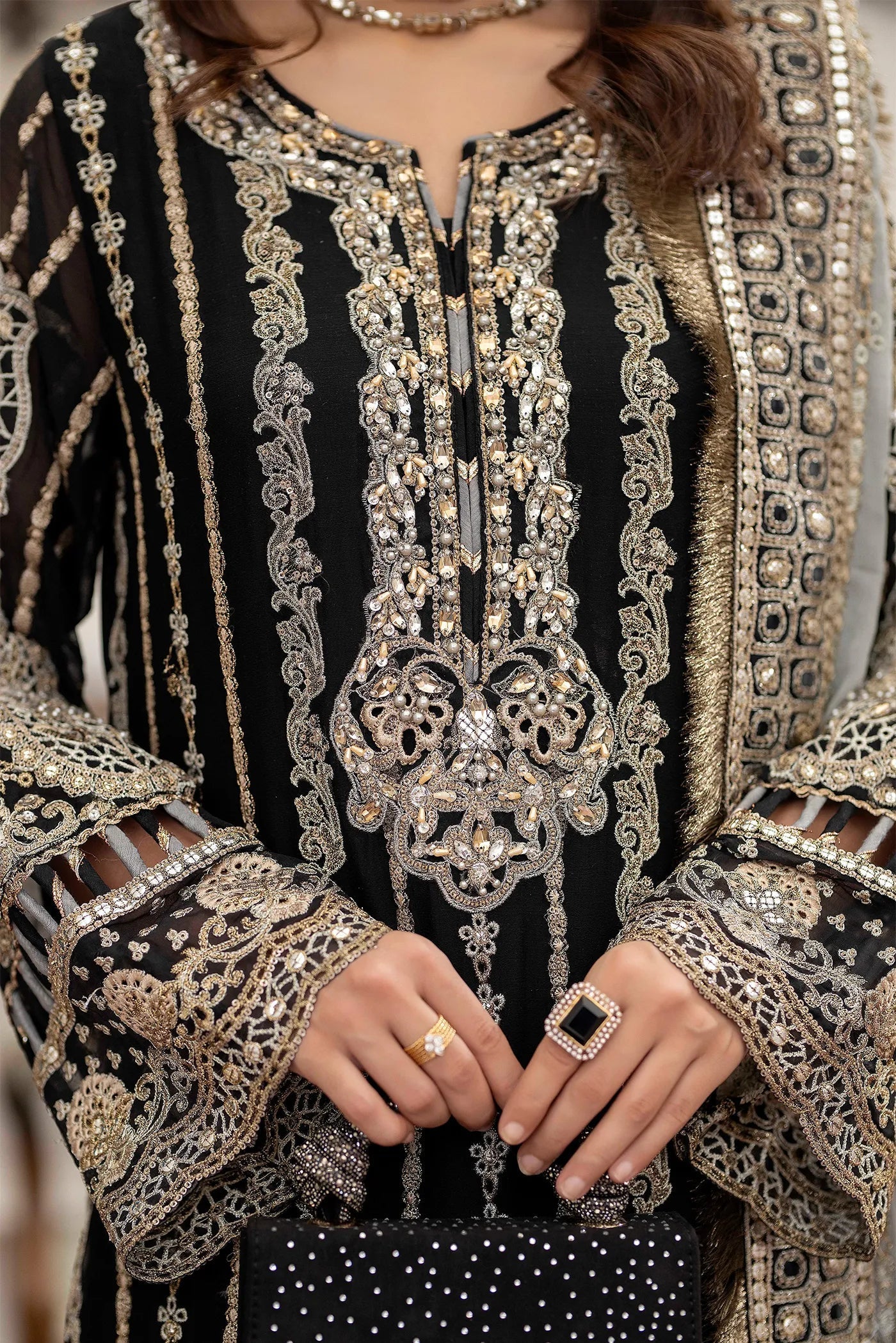 Adans Libas | Saleeqa Chiffon 25 | SALEEQA 7514 - Official Adans Libas - Agha Fabrics UK