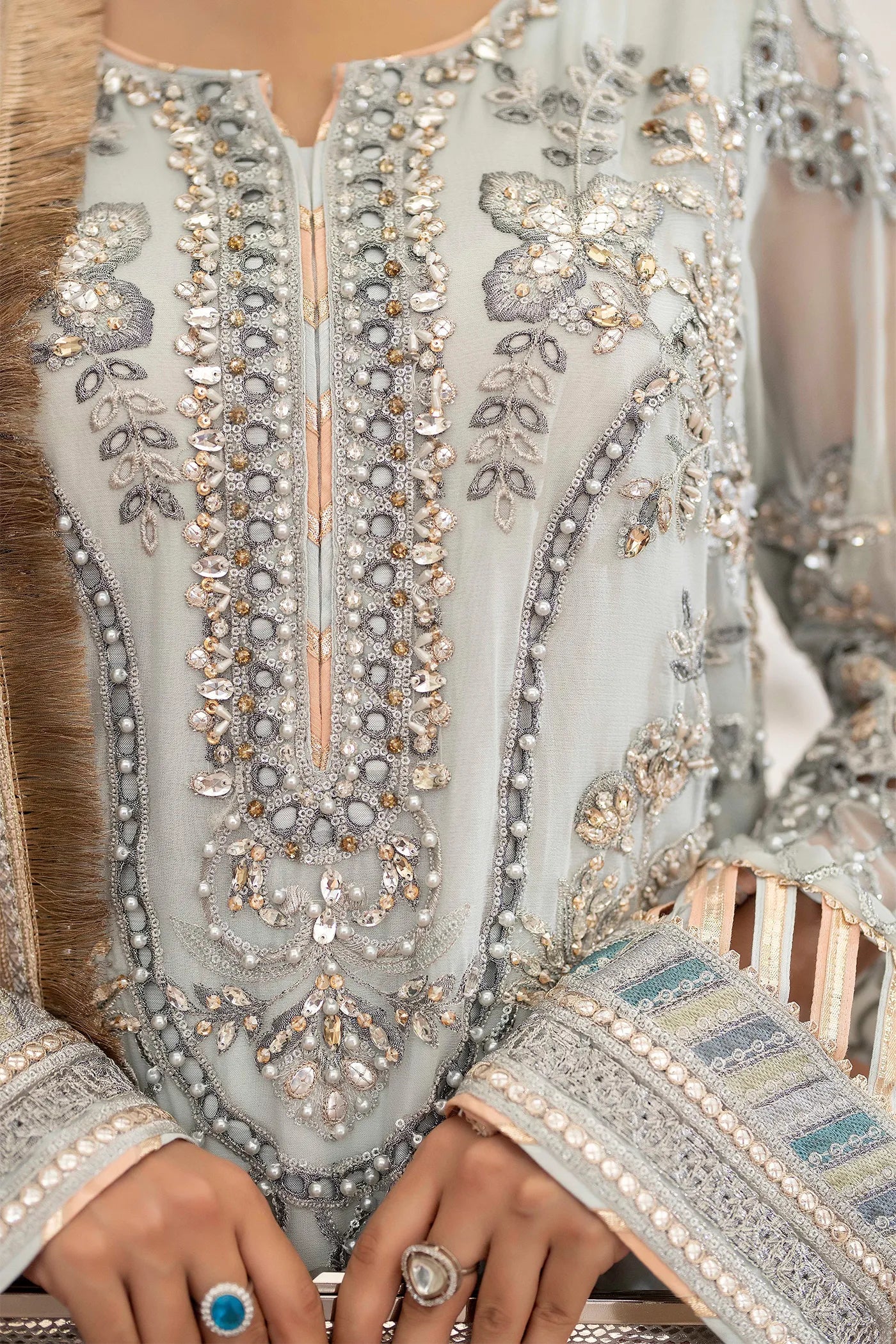 Adans Libas | Saleeqa Chiffon 25 | SALEEQA 7519 - Official Adans Libas - Agha Fabrics UK