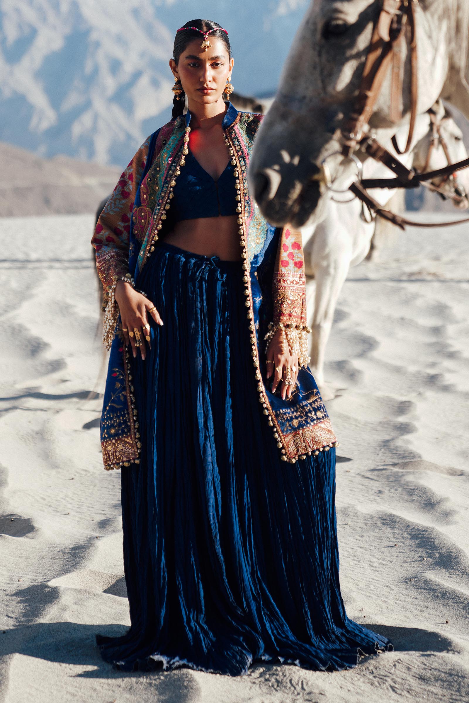 Sana Safinaz | Winter Shawl 24 | V241-001-3CP - Official Sana Safinaz - Agha Fabrics UK