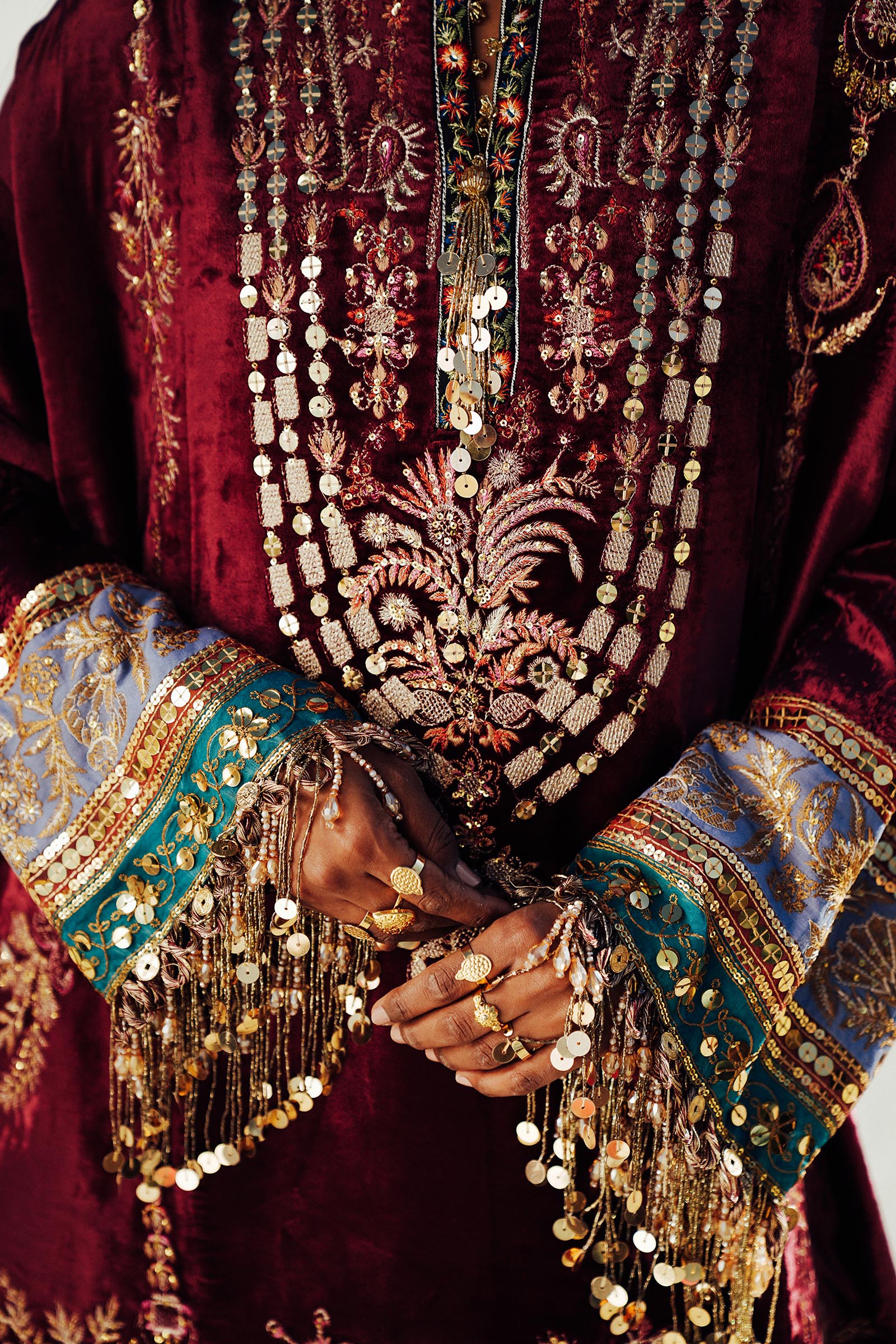 Sana Safinaz | Winter Shawl 24 | V241-002-3CP - Official Sana Safinaz - Agha Fabrics UK