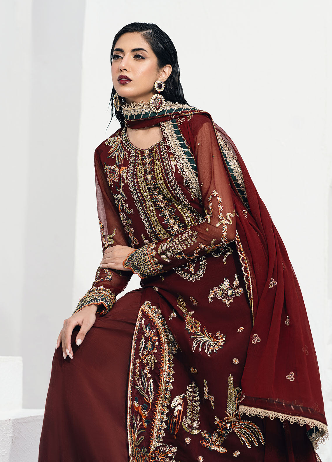 Sahane | Savoir Luxury Formals | CT-140002 Rouge - Savoir