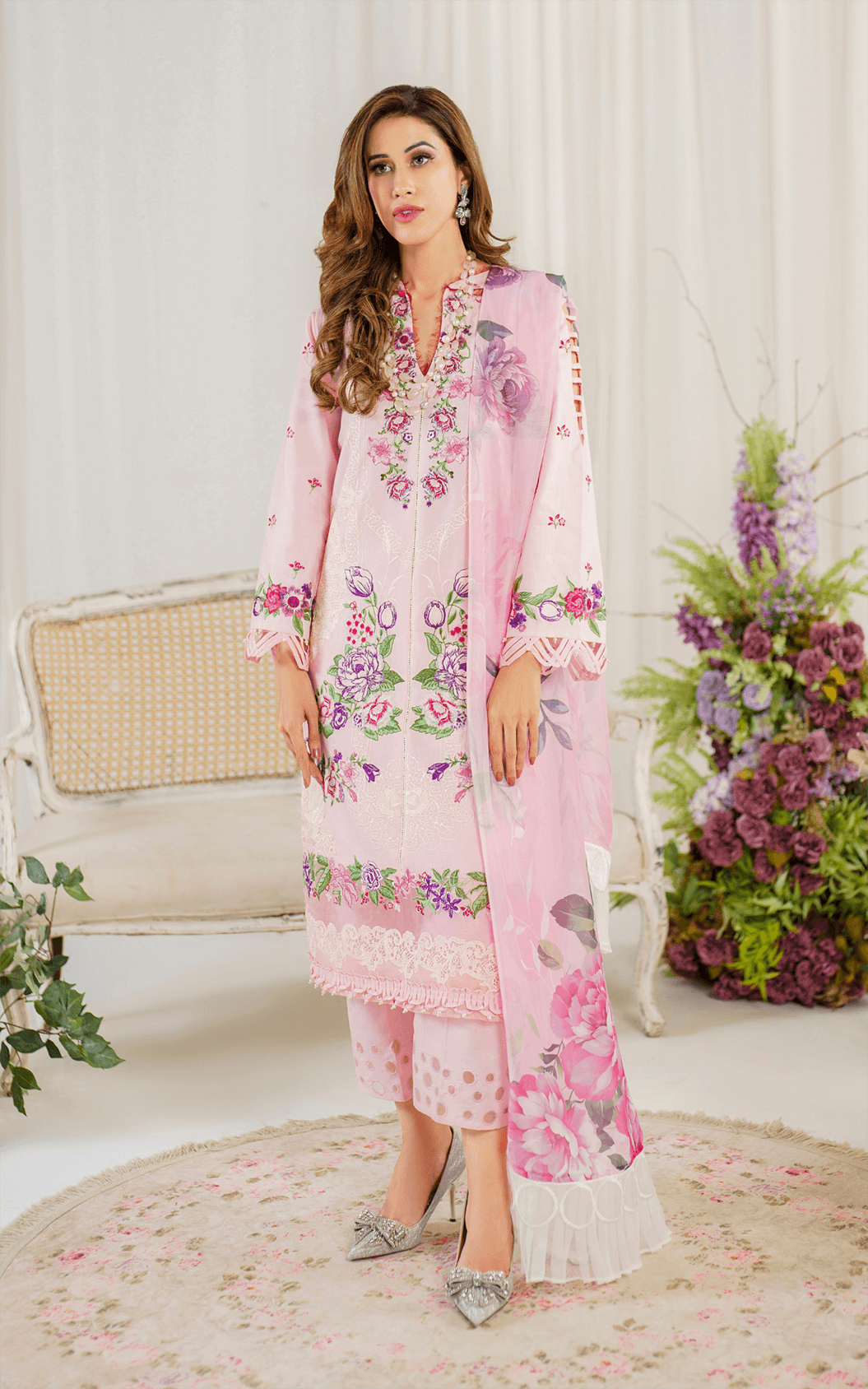 Asifa and Nabeel | Pretty in Pink Limited Edition | Sedum (PP-9) -  Asifa and Nabeel Luxury - Original Designer Dress - House of Maryam