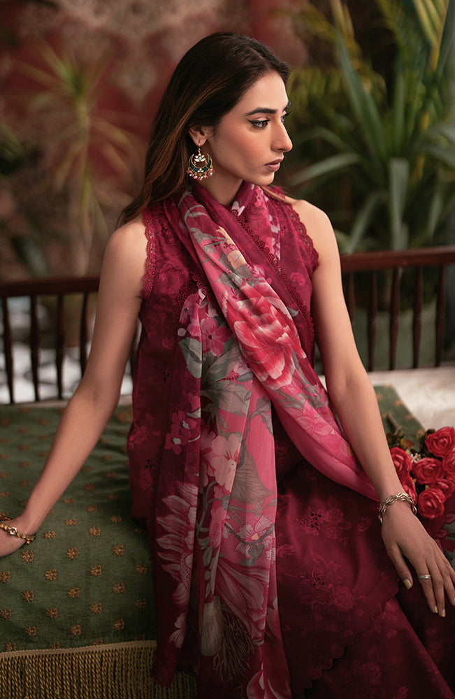 Seran | Afsanah Lawn 24 | Ruby - Official Seran - Agha Fabrics UK