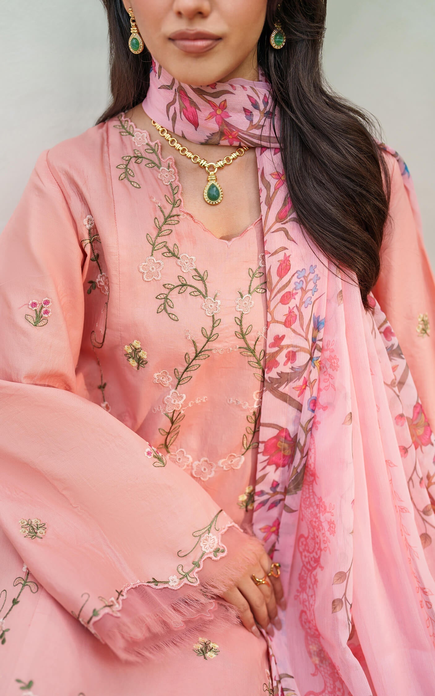 Asifa and Nabeel | Eden Cambric 25 | Serene Blush ECU25-01 -  Asifa and Nabeel Ladies Clothes - Original Designer Dress - House of Maryam