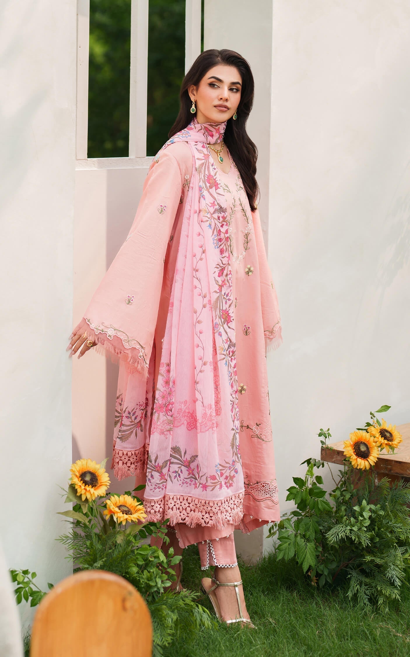 Asifa and Nabeel | Eden Cambric 25 | Serene Blush ECU25-01 -  Asifa and Nabeel Ladies Clothes - Original Designer Dress - House of Maryam