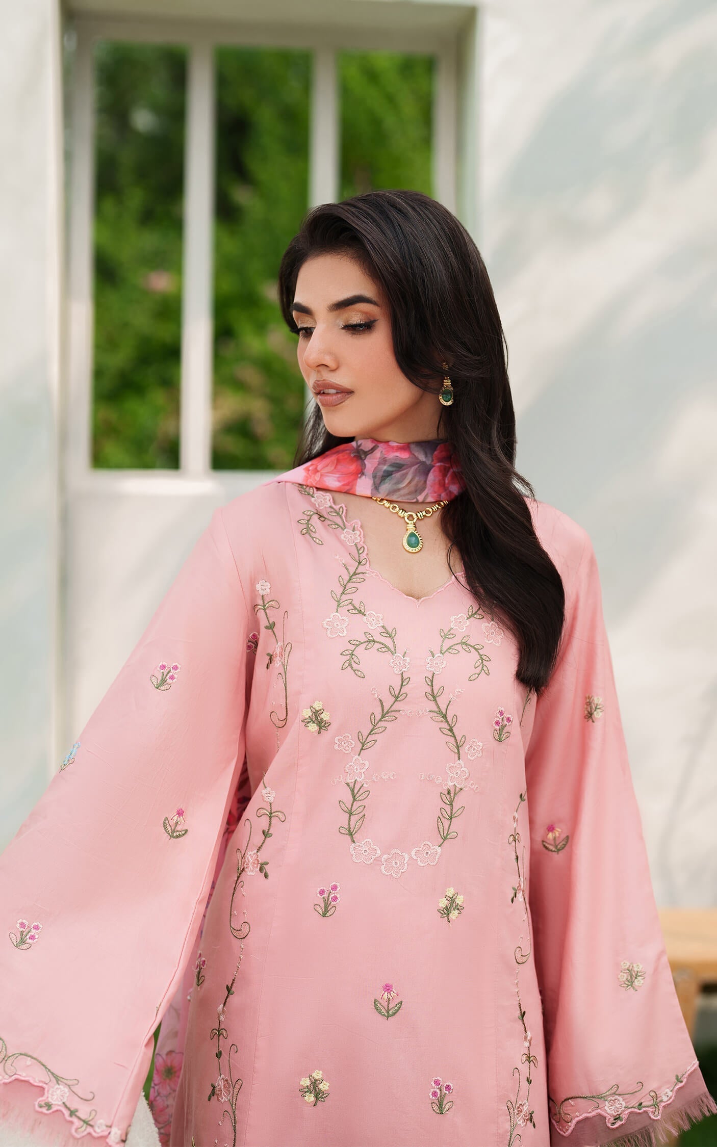 Asifa and Nabeel | Eden Cambric 25 | Serene Blush ECU25-01 -  Asifa and Nabeel Ladies Clothes - Original Designer Dress - House of Maryam