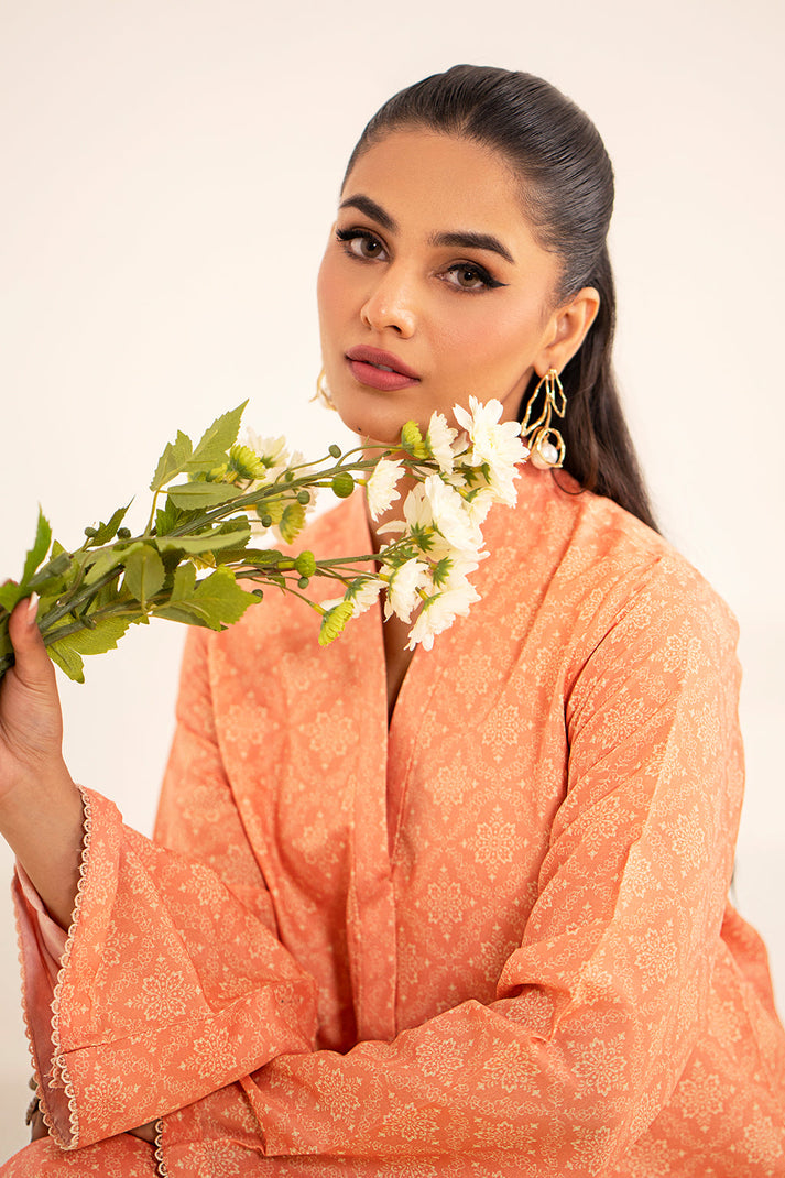 Sheenora | Fleur Co Ords | Peach Blossom - Official Sheenora - Agha Fabrics UK