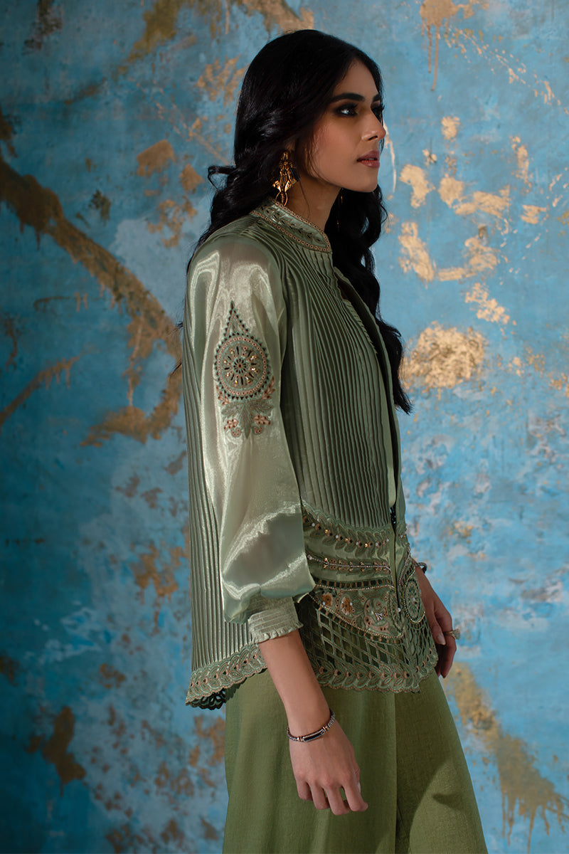 Wardha Saleem | Luxury Pret Fusion Wear | CHANTAL - JACKET SET (3 PC)
