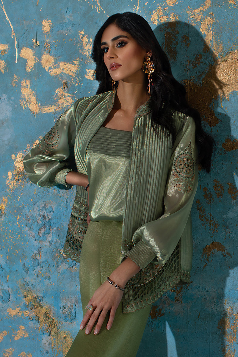 Wardha Saleem | Luxury Pret Fusion Wear | CHANTAL - JACKET SET (3 PC)
