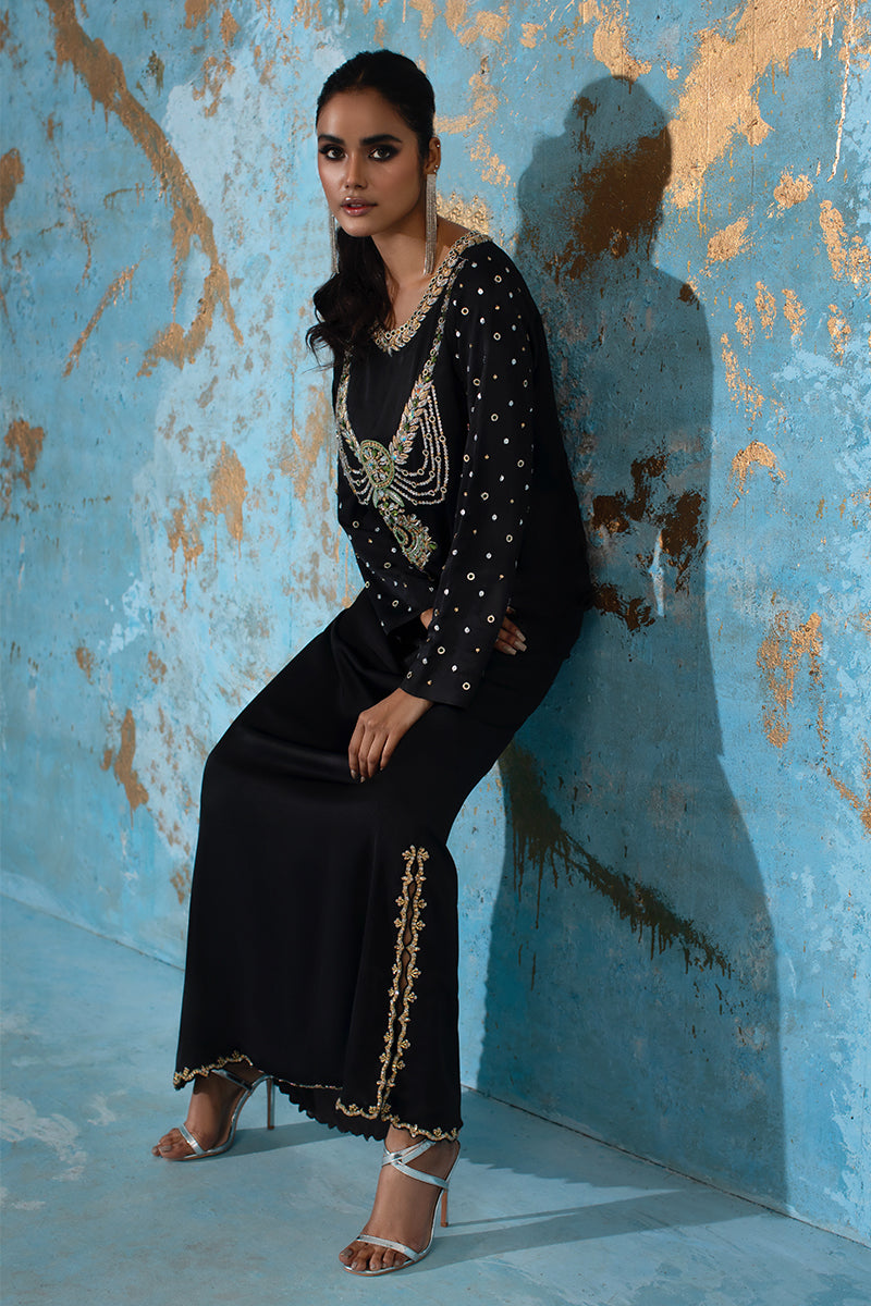 Wardha Saleem | Luxury Pret Fusion Wear | BELLE - KAFTAN