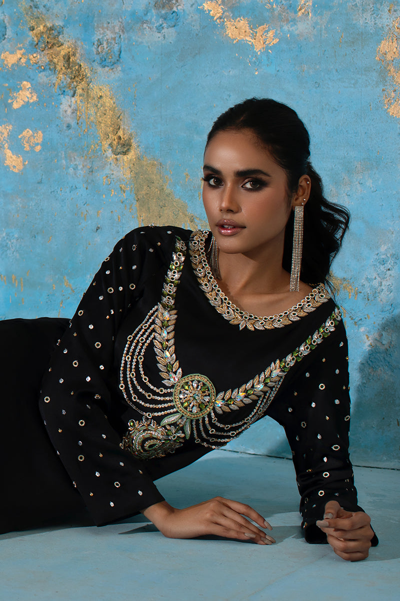 Wardha Saleem | Luxury Pret Fusion Wear | BELLE - KAFTAN