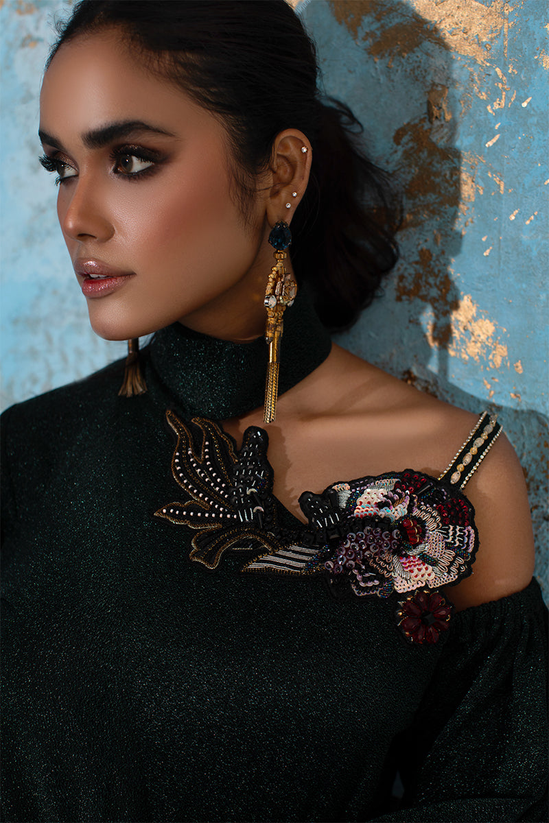 Wardha Saleem | Luxury Pret Fusion Wear | IVY - FORMAL DRAPE