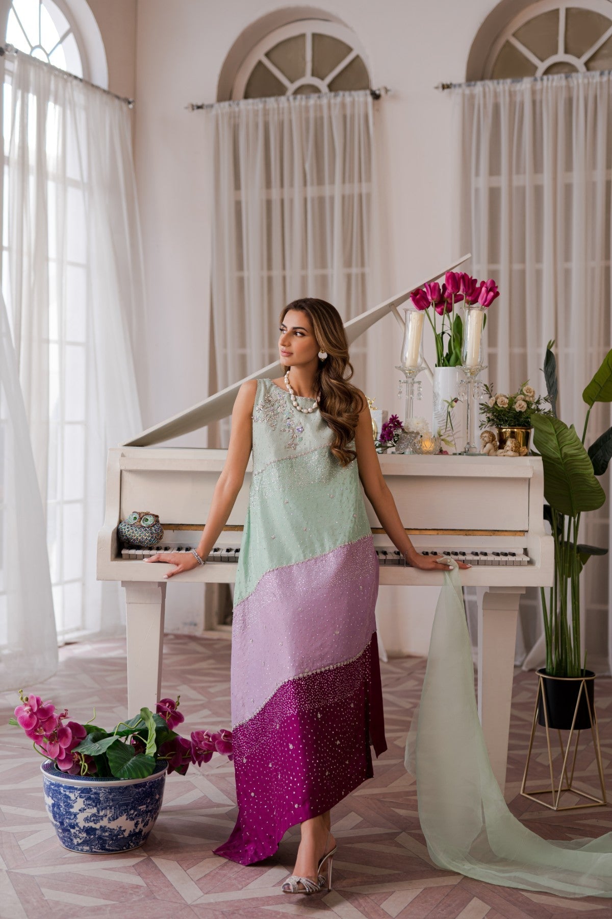 Tabyaa | Luxury Formals | RS23-1 - Official Tabyaa - Agha Fabrics UK