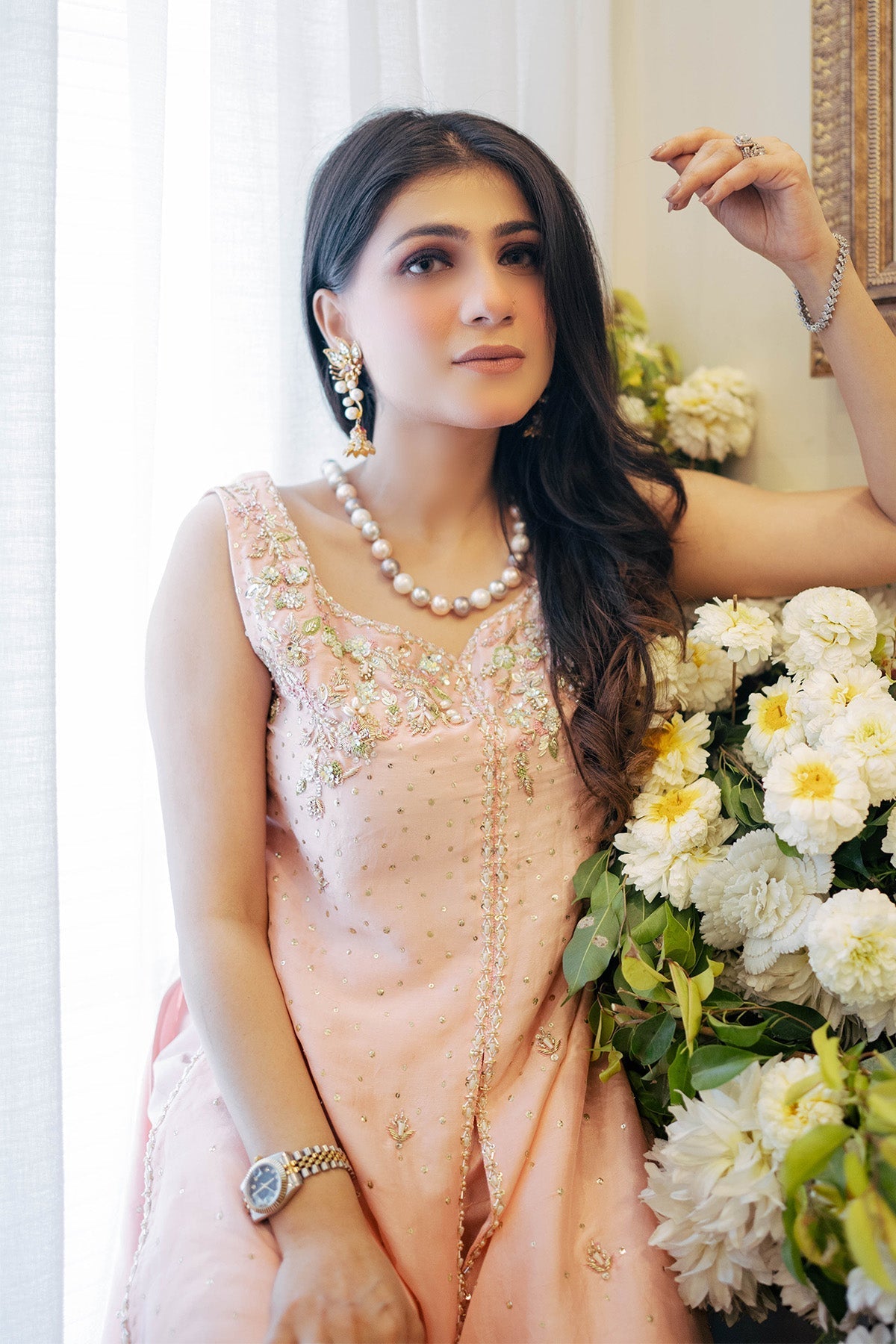 Tabyaa | Luxury Formals | Rose - Official Tabyaa - Agha Fabrics UK