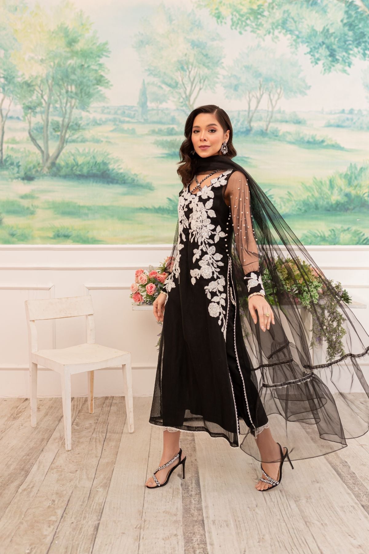 Tabyaa | Pret | Midnight - Official Tabyaa - Agha Fabrics UK