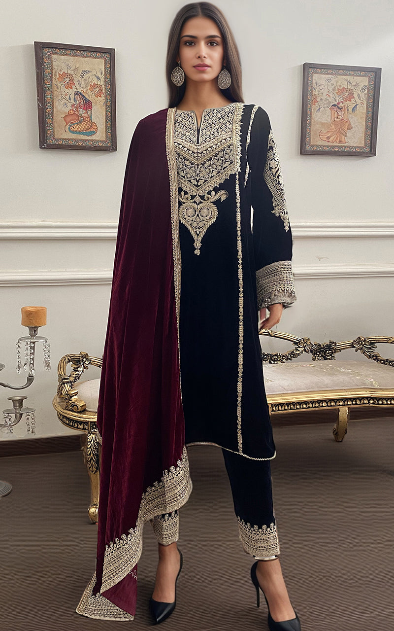 Threads and motifs | Velvet Collection | 9075