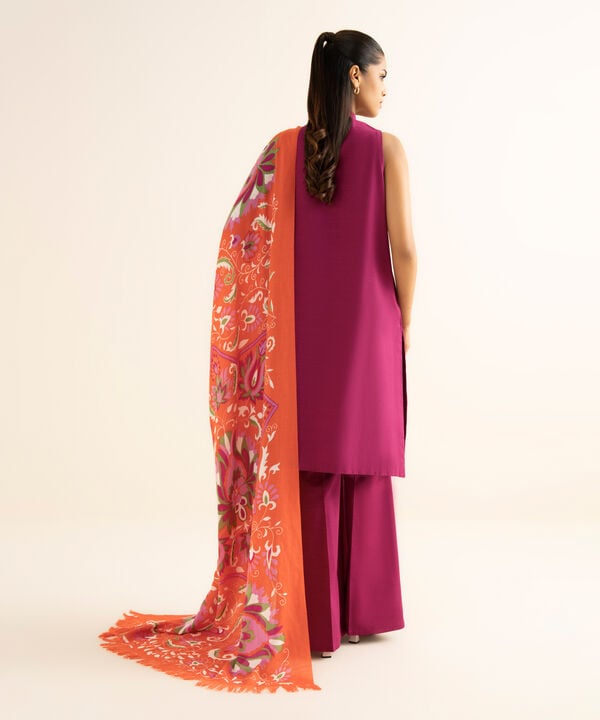 Sapphire | Fall Winter 25 | 3 Piece - Embroidered Twill Suit U3PESG25V822