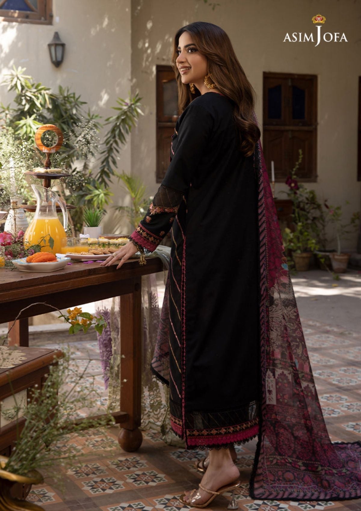 Lawn Collection - Asim Jofa - Zarq Barq - AJZB#18 - Official Asim Jofa - Agha Fabrics UK