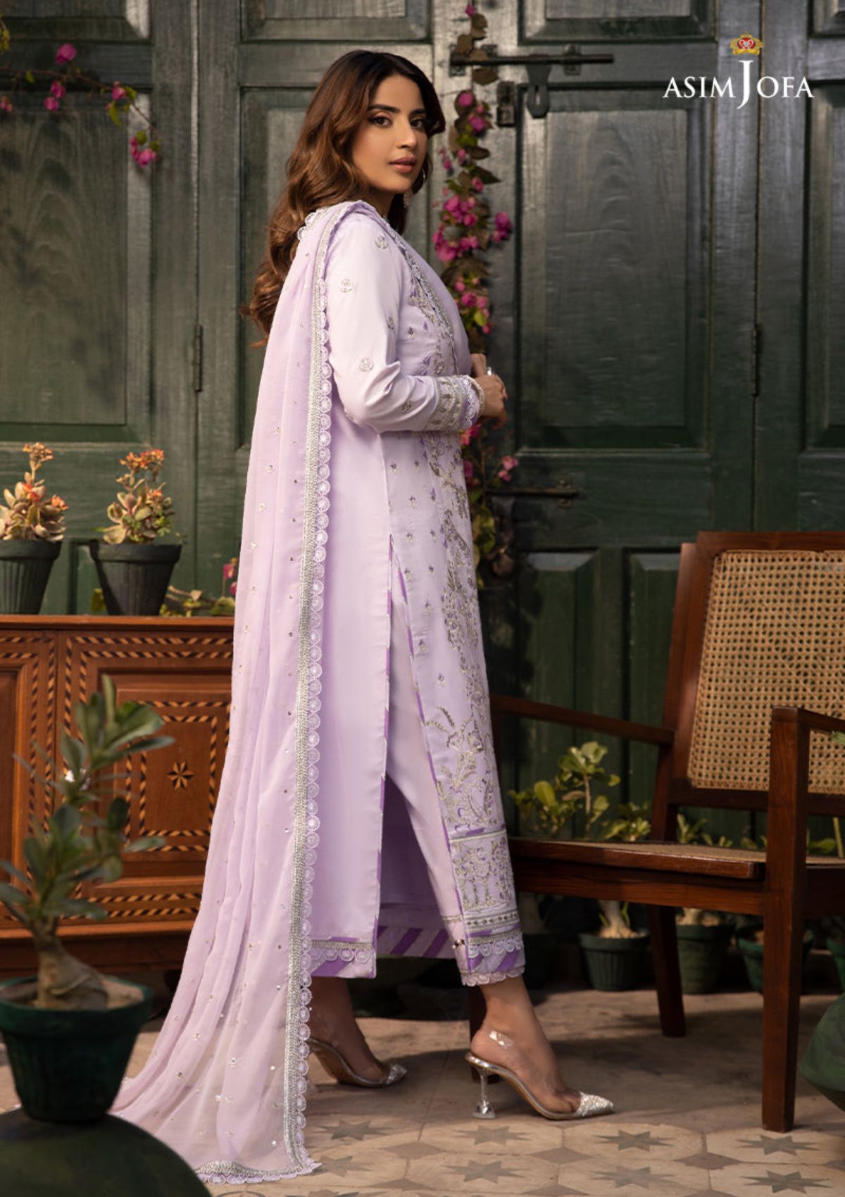 Lawn Collection - Asim Jofa - Zarq Barq - AJZB#8 - Official Asim Jofa - Agha Fabrics UK