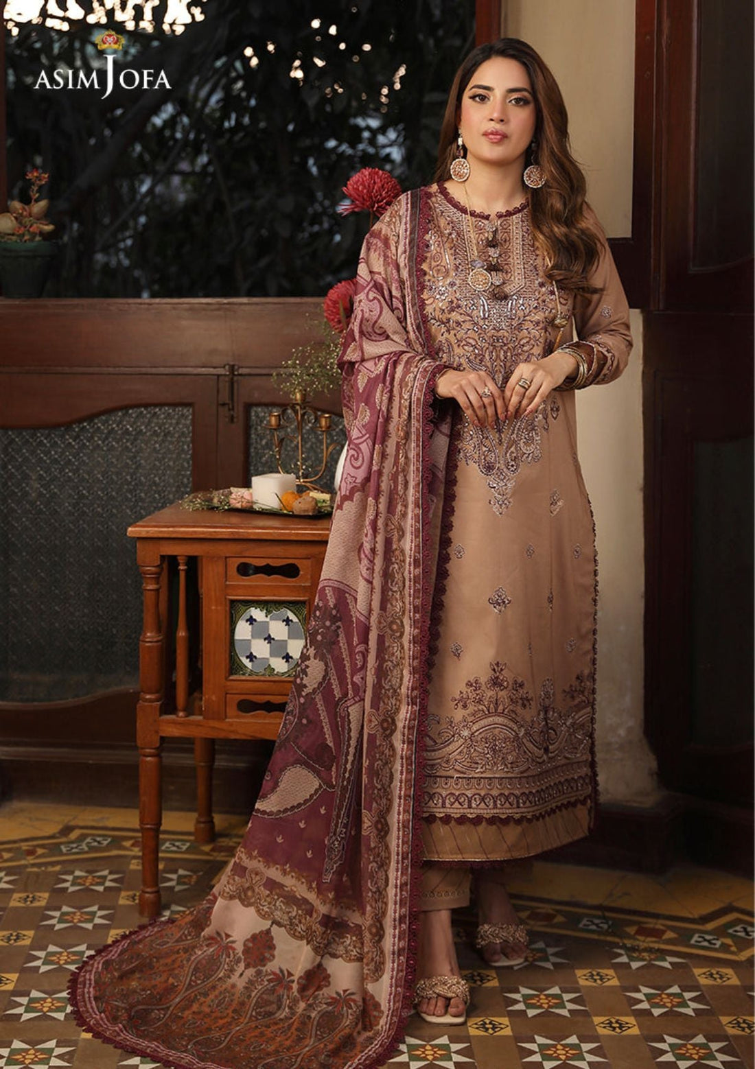 Lawn Collection - Asim Jofa - Zarq Barq - AJZB#20 - Official Asim Jofa - Agha Fabrics UK