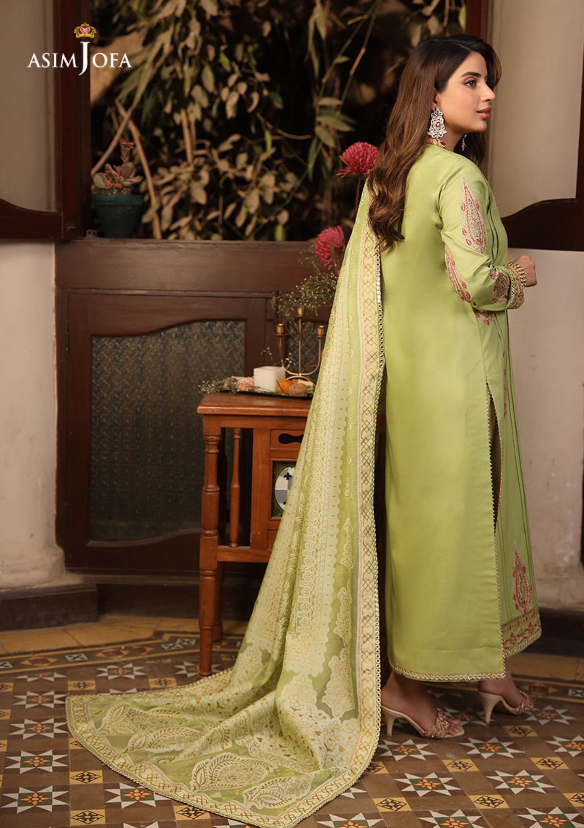 Lawn Collection - Asim Jofa - Zarq Barq - AJZB#24 - Official Asim Jofa - Agha Fabrics UK