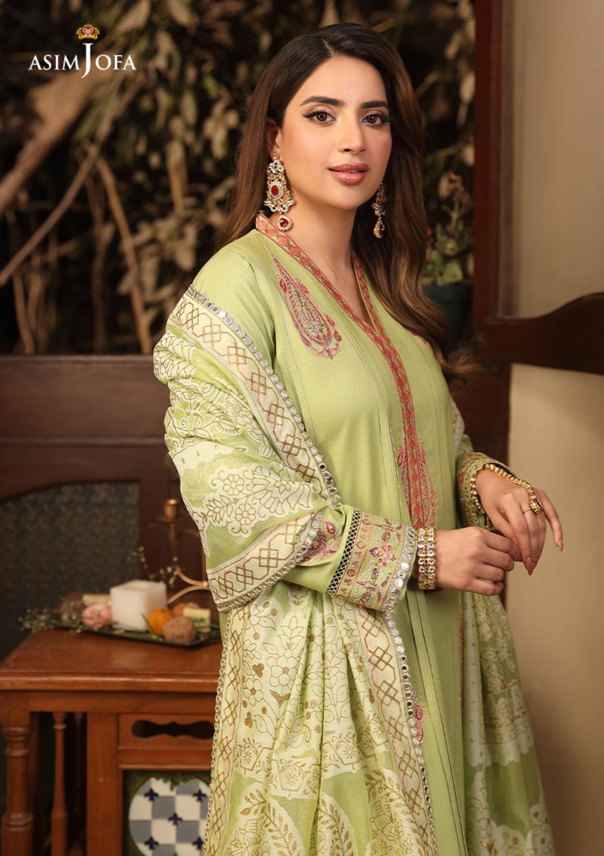 Lawn Collection - Asim Jofa - Zarq Barq - AJZB#24 - Official Asim Jofa - Agha Fabrics UK