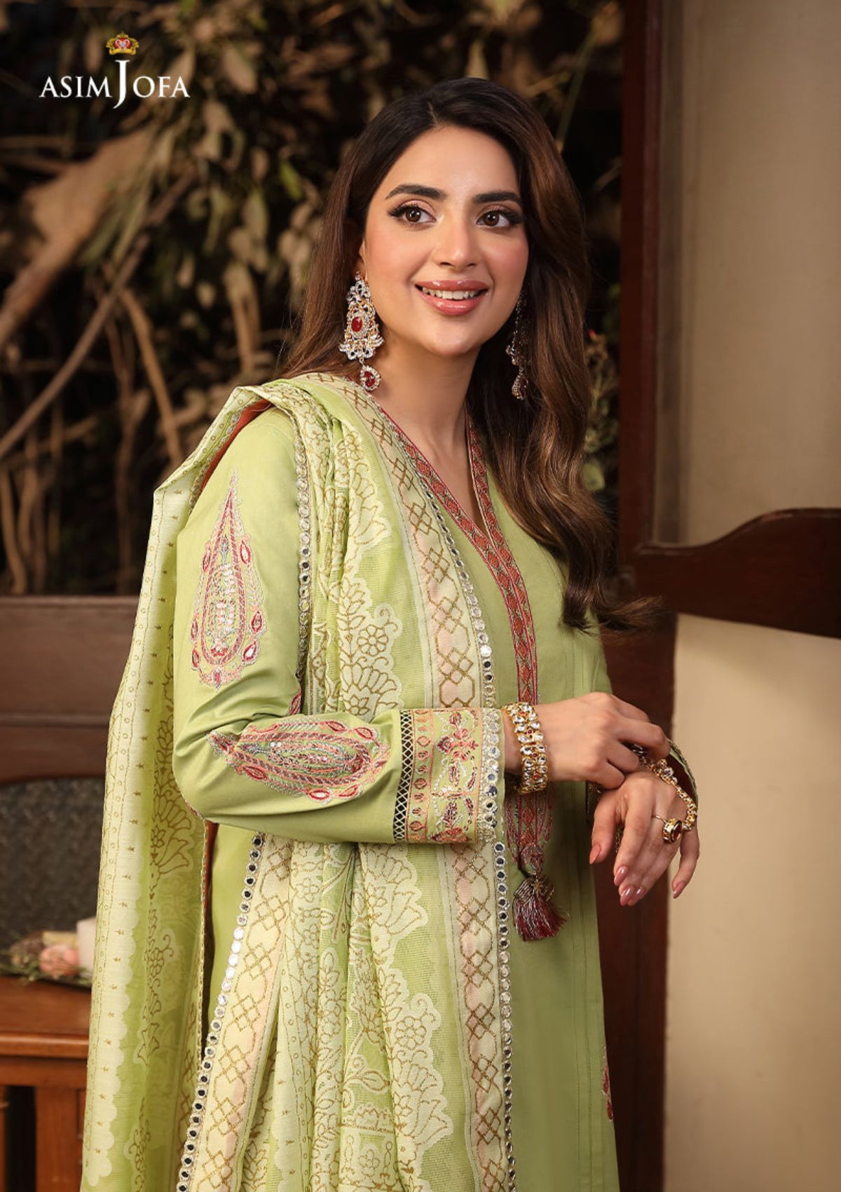 Lawn Collection - Asim Jofa - Zarq Barq - AJZB#24 - Official Asim Jofa - Agha Fabrics UK